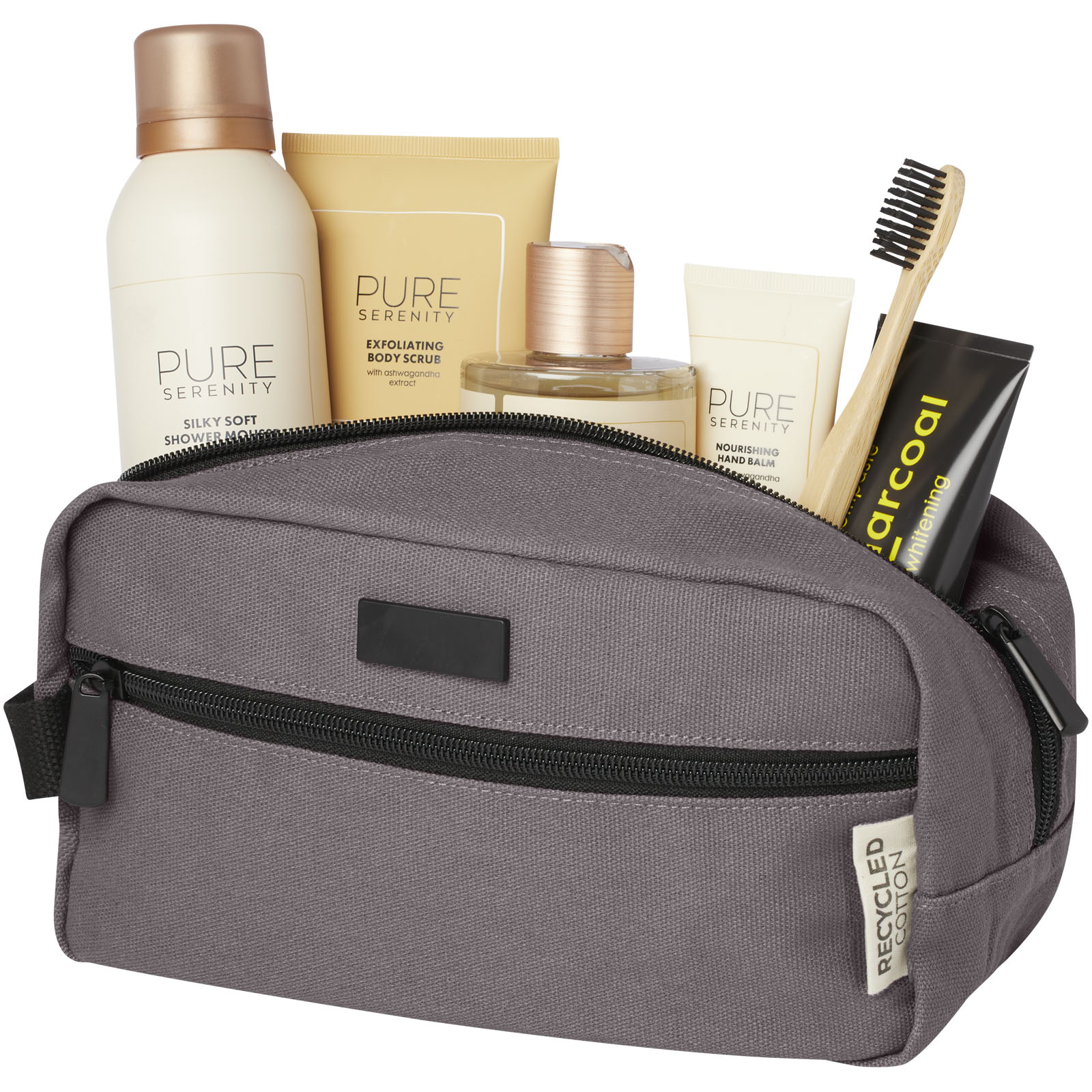 Pochette pour accessoires de voyage Joey de 3,5 L en toile recyclée certifiée GRS