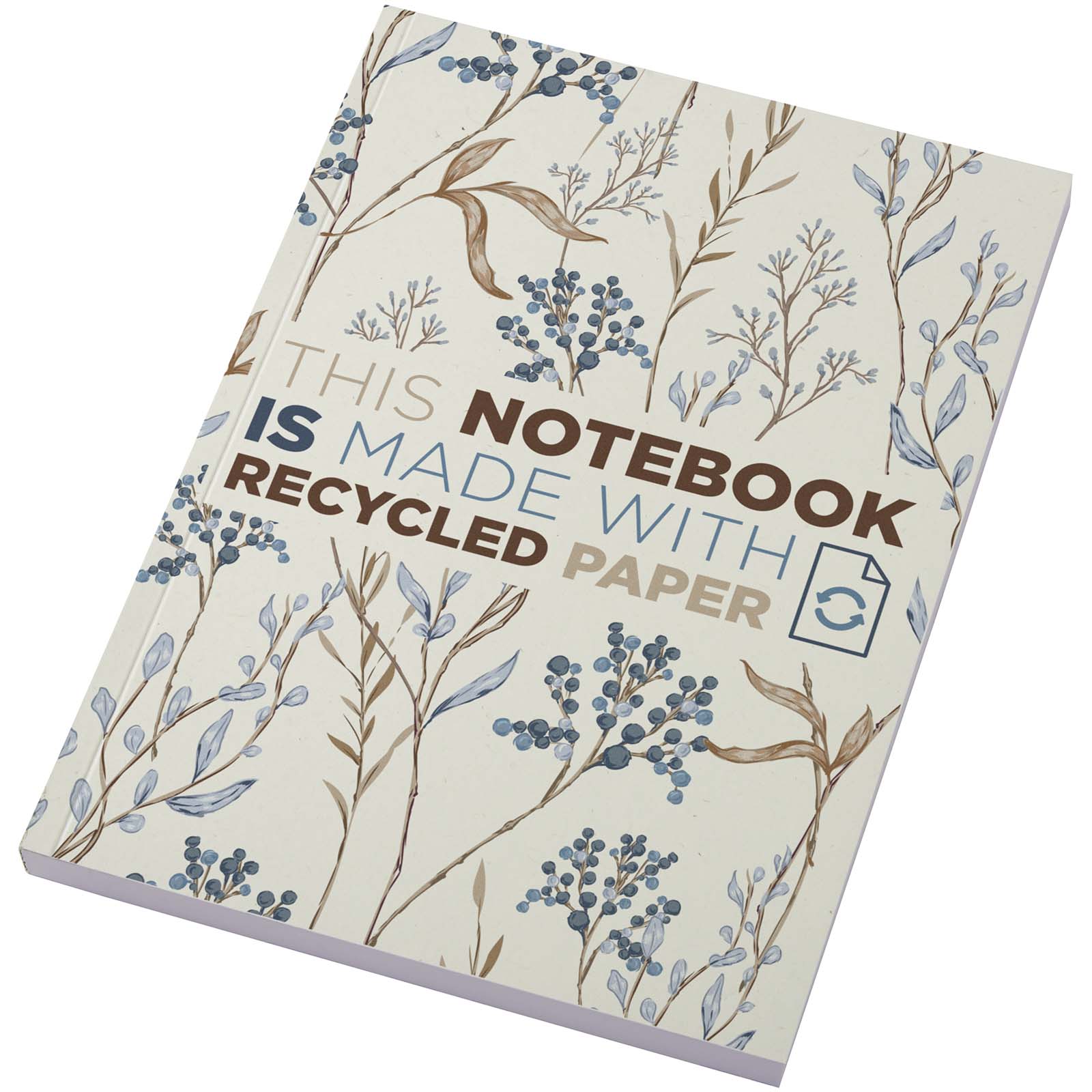 Cahier Novella Austen Colours A5 recyclé à couverture souple de 100 feuilles