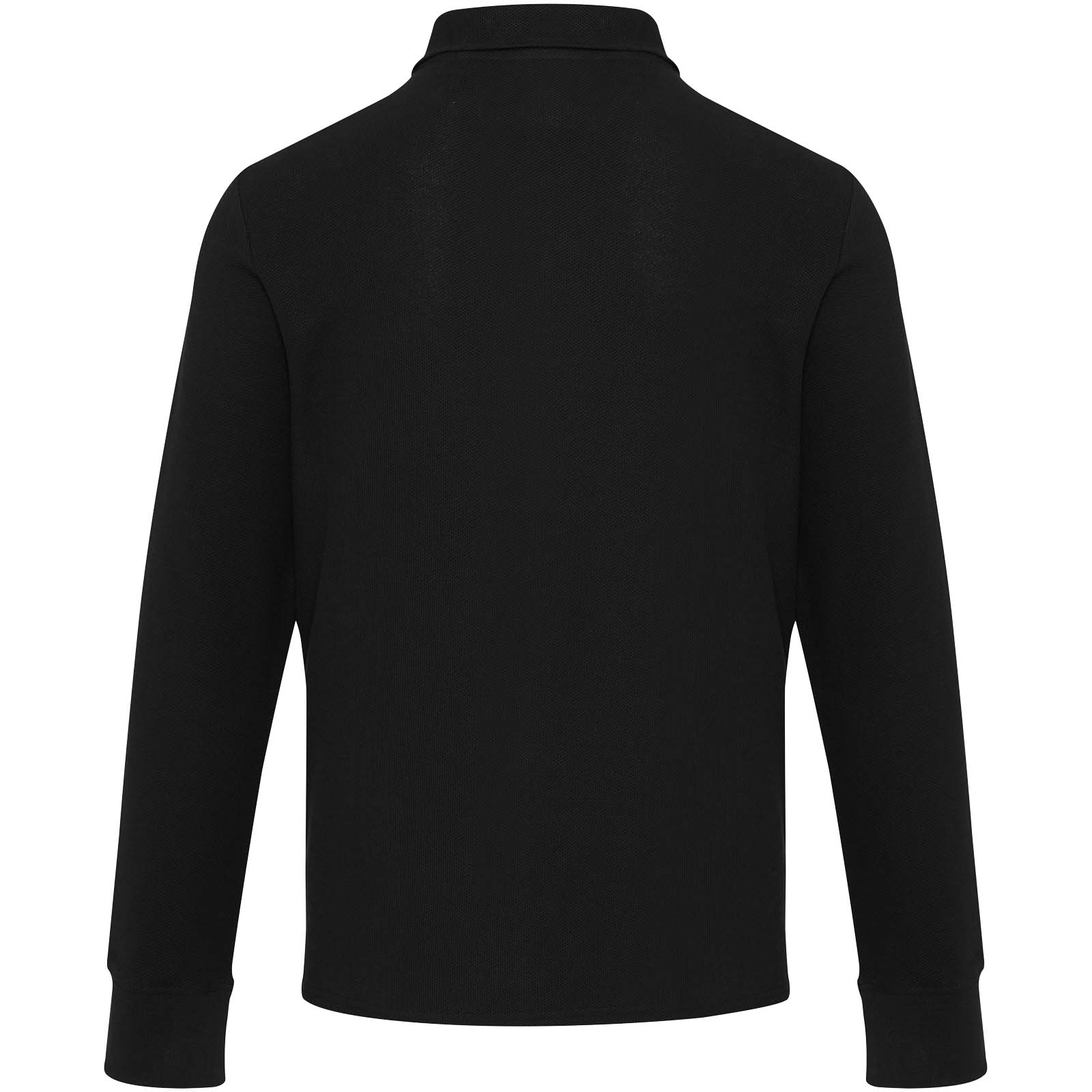 Elevate Polo unisexe de 245 g/m² Apollo à manches longues et demi fermeture éclair