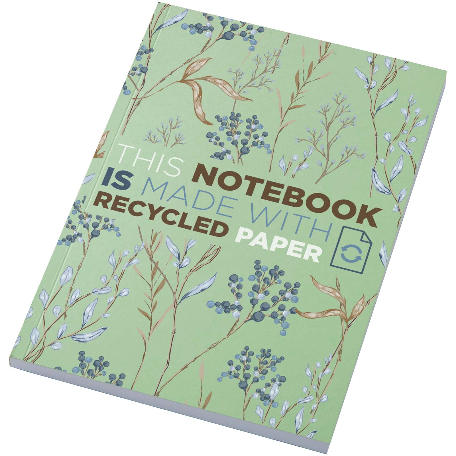 Cahier Novella Austen Colours A5 recyclé à couverture souple de 100 feuilles