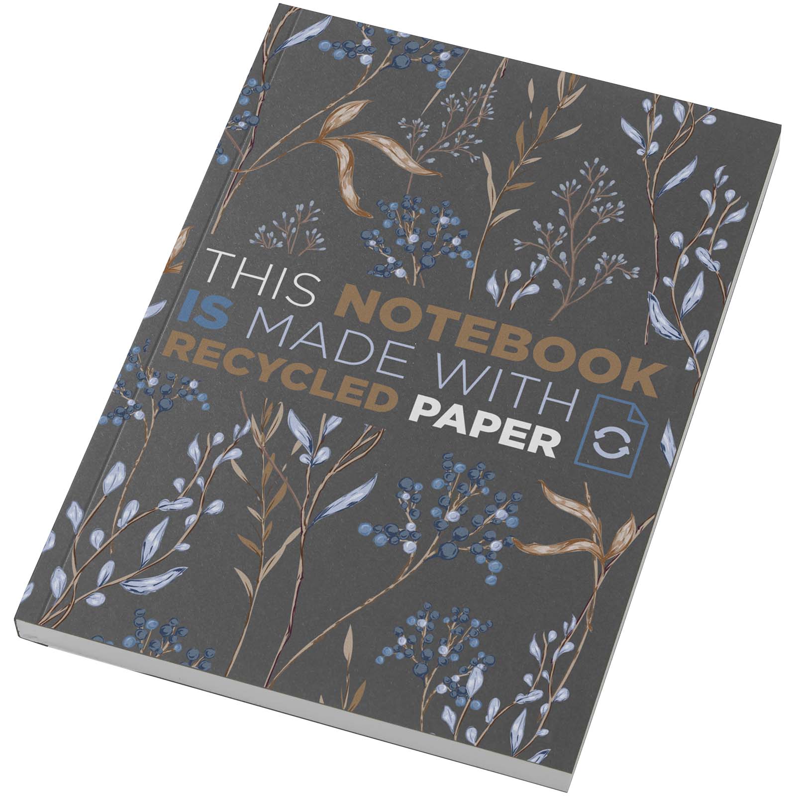 Cahier Novella Austen Colours A5 recyclé à couverture souple de 100 feuilles