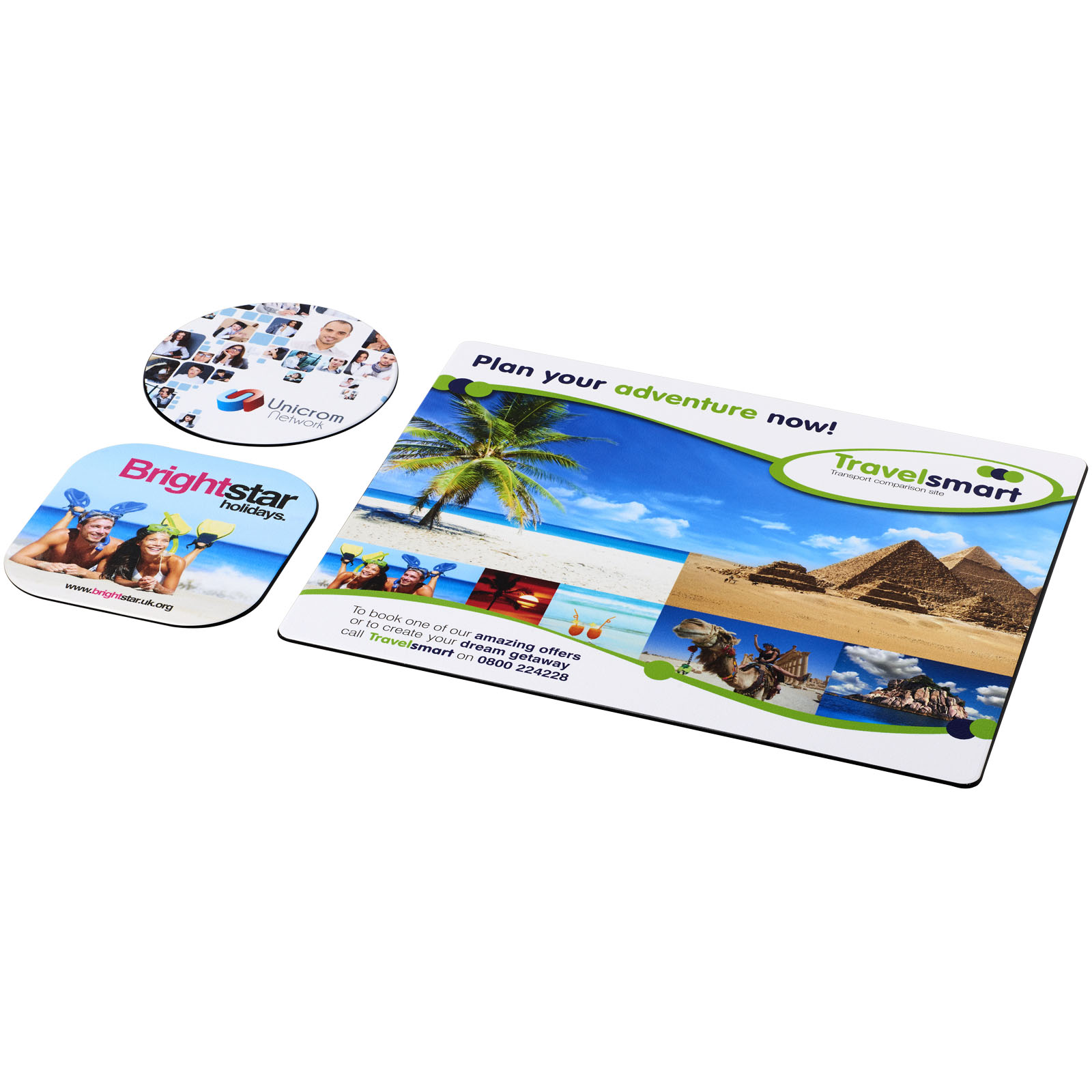 Ensemble de tapis de souris et sous-verre Brite-Mat®