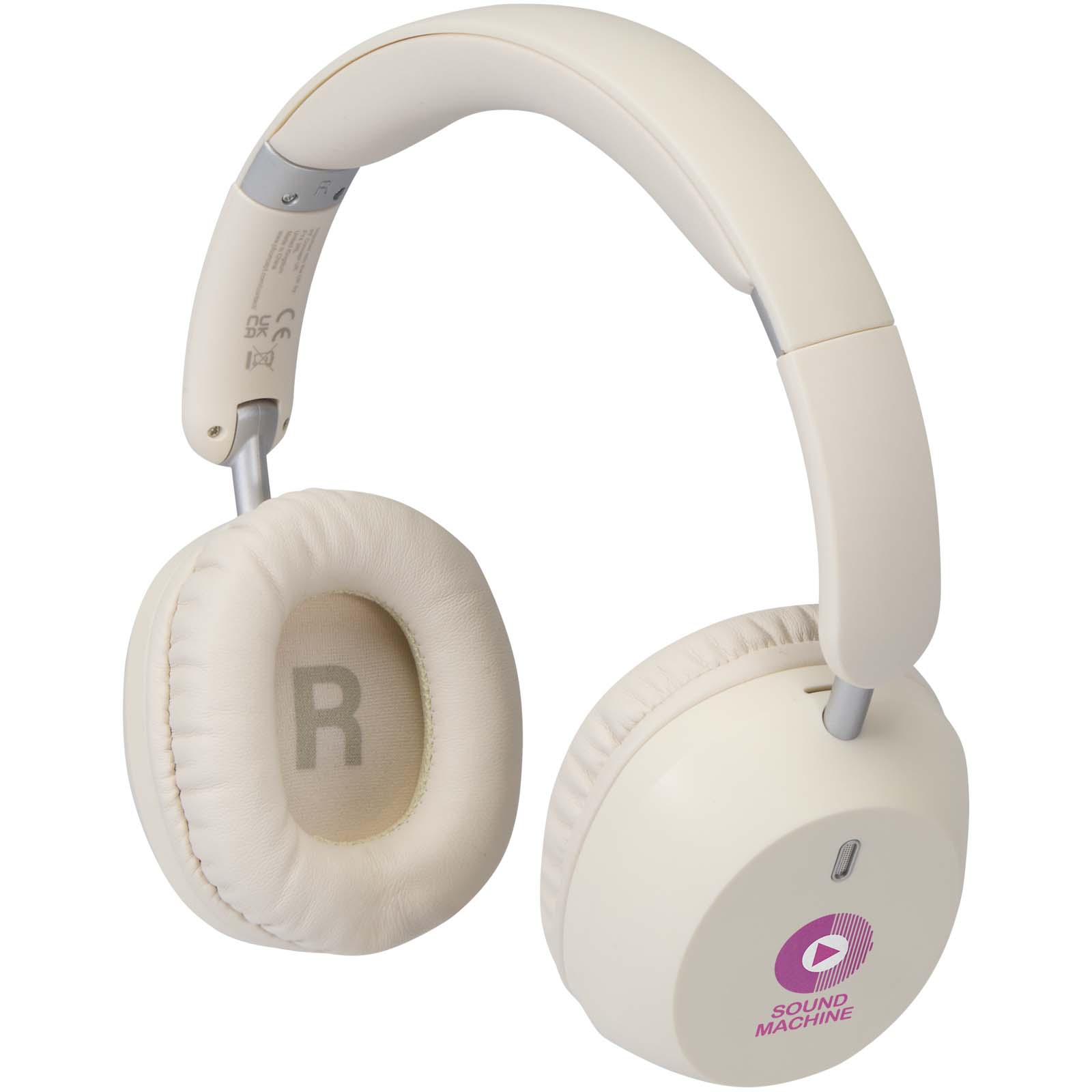 Casque supra-auriculaire Hoggar pliable ANC et ENC en plastique recyclé