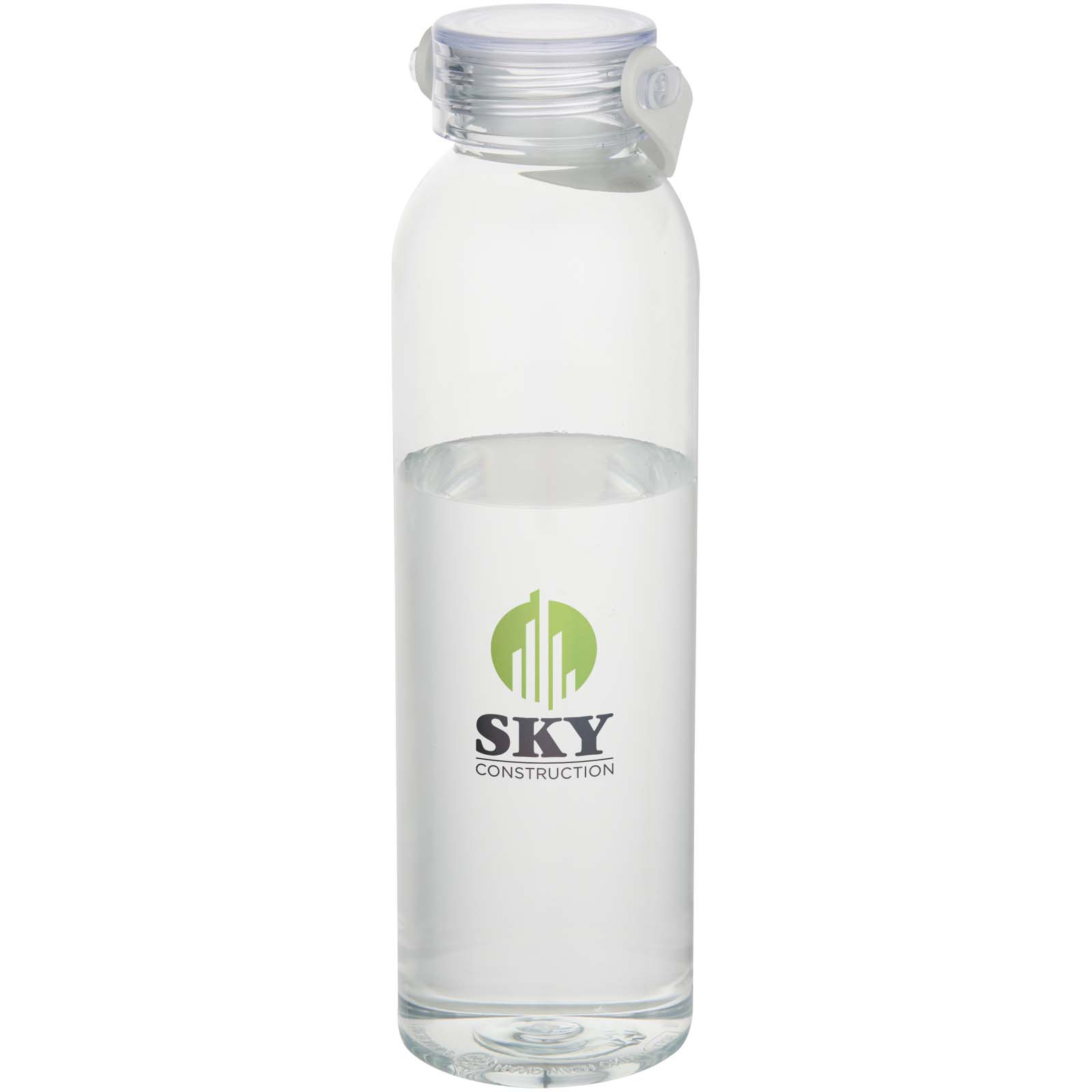 Bouteille d’eau Alti de 630 ml en plastique recyclé certifié RCS