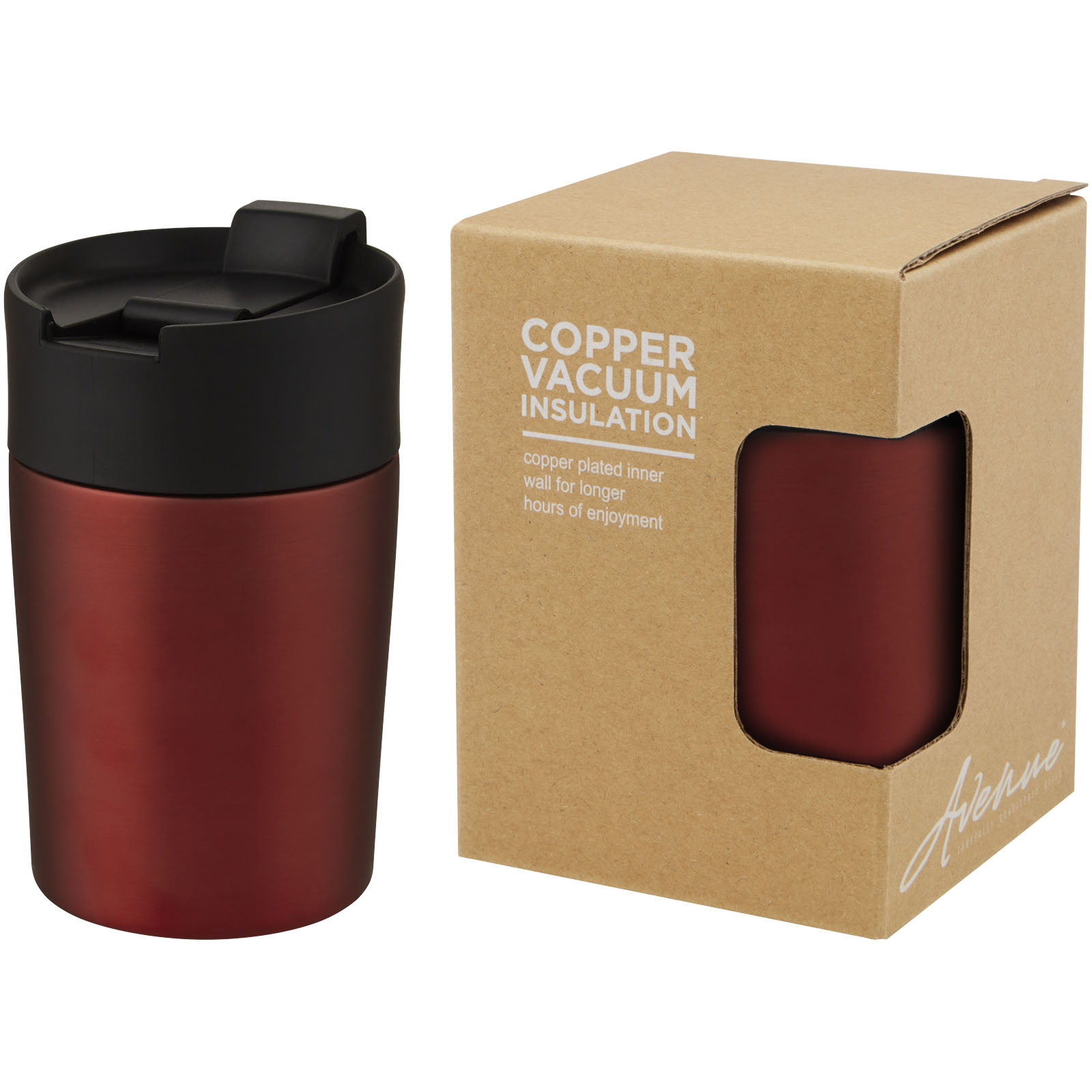 Gobelet avec isolation par le vide et couche de cuivre Jetta 180 ml