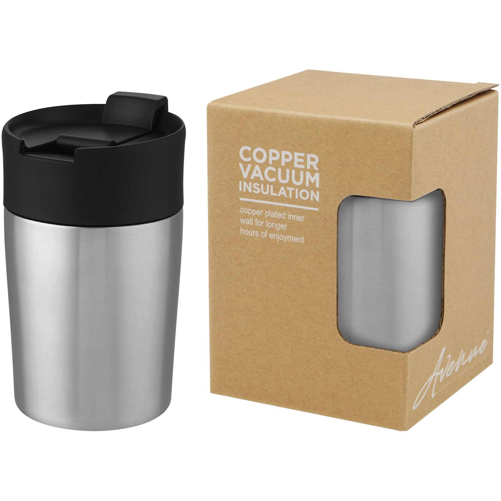 Gobelet avec isolation par le vide et couche de cuivre Jetta 180 ml