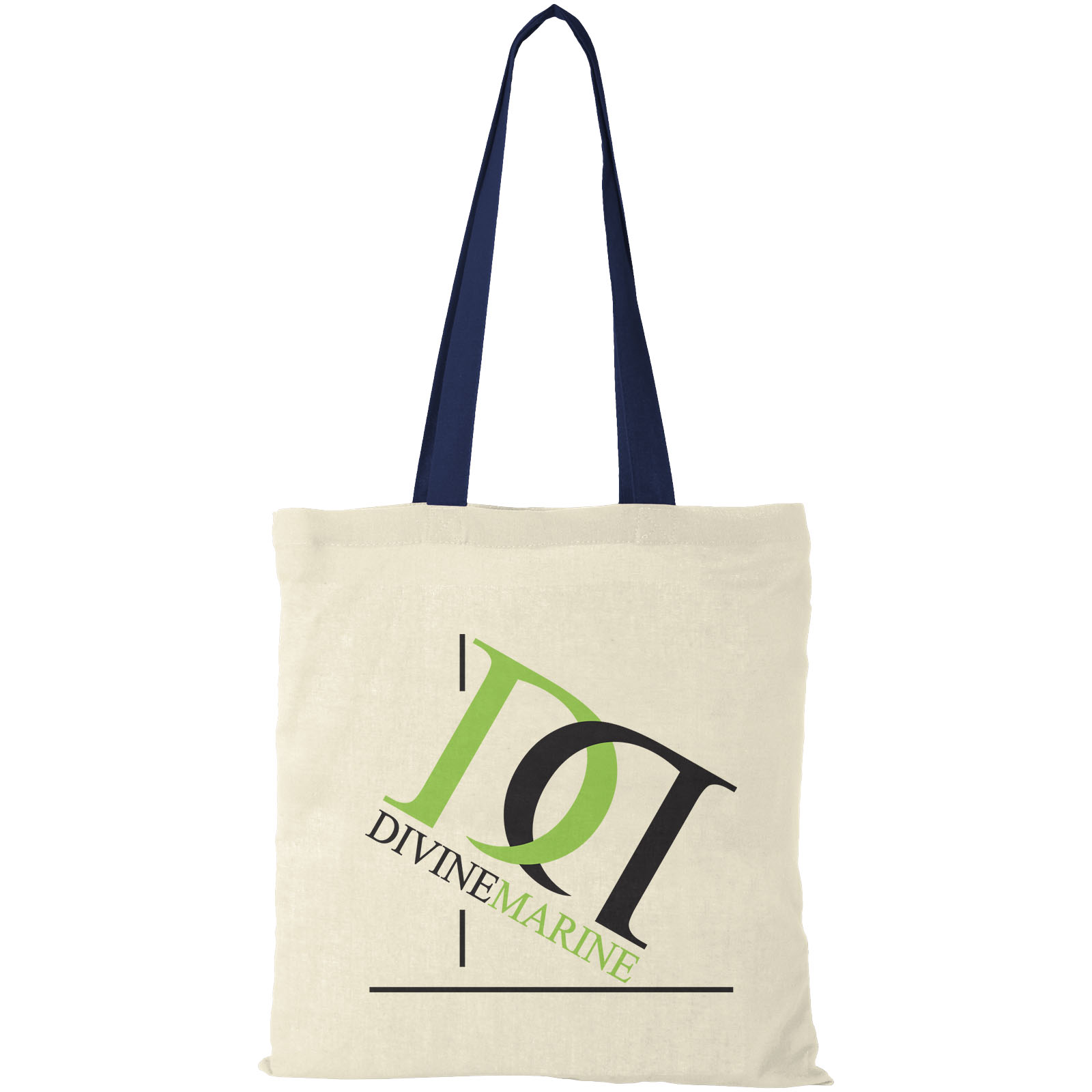 Sac coton Nevada 100 gr/m² avec poignées de couleur 7L
