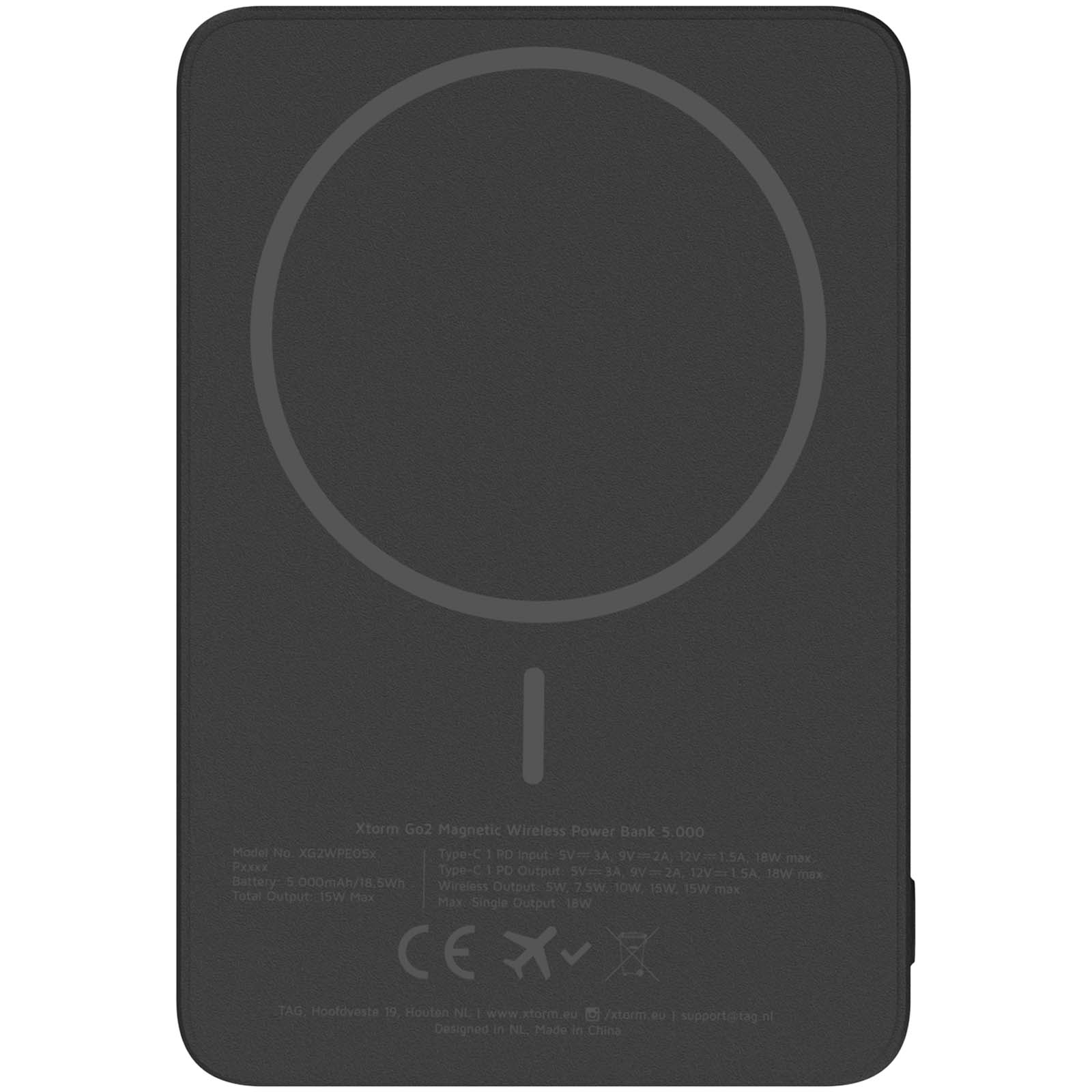 Batterie de secours sans fil Xtorm Go2 de 15 W et 5 000 mAh