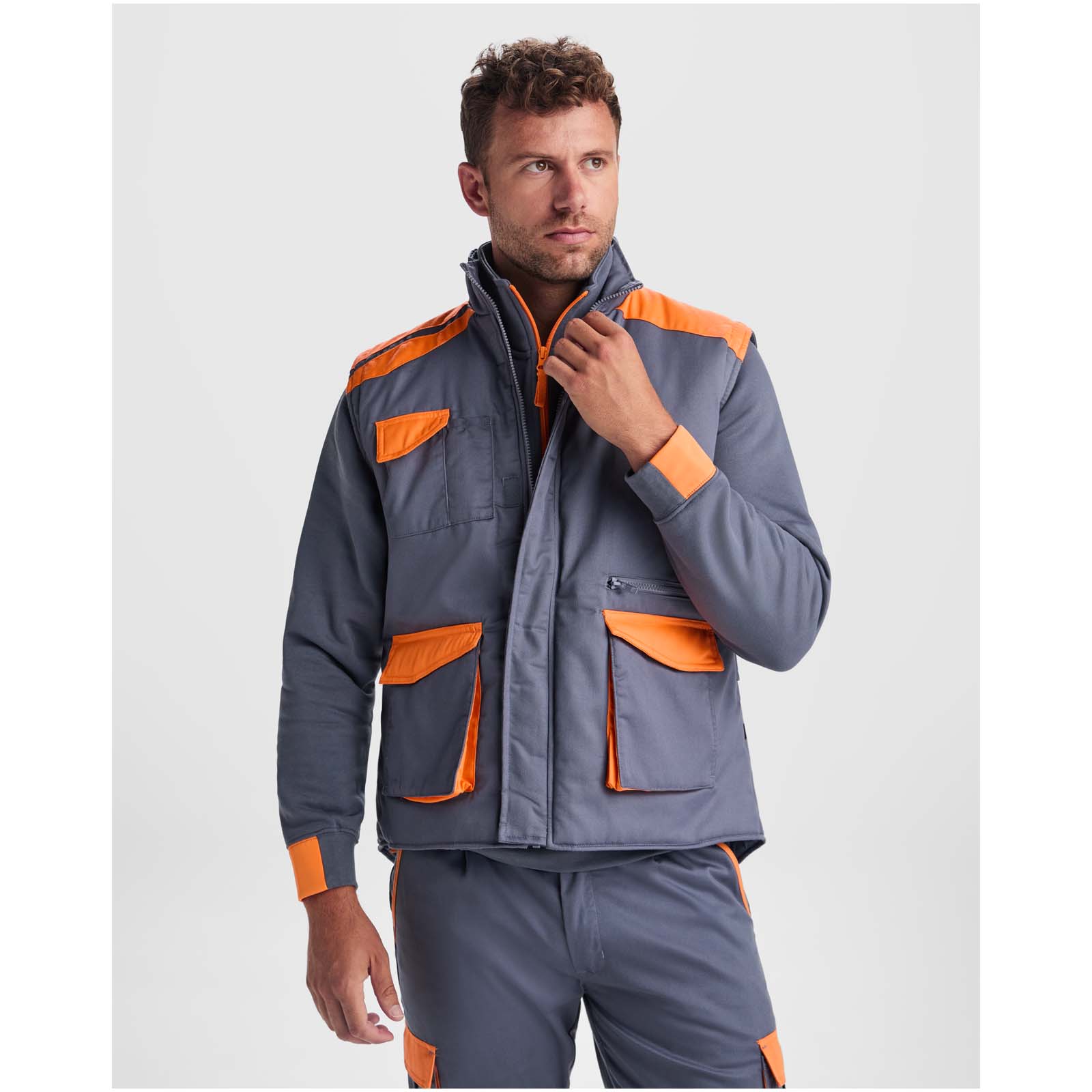 Roly WRK Gilet de travail multi-poches Armada
