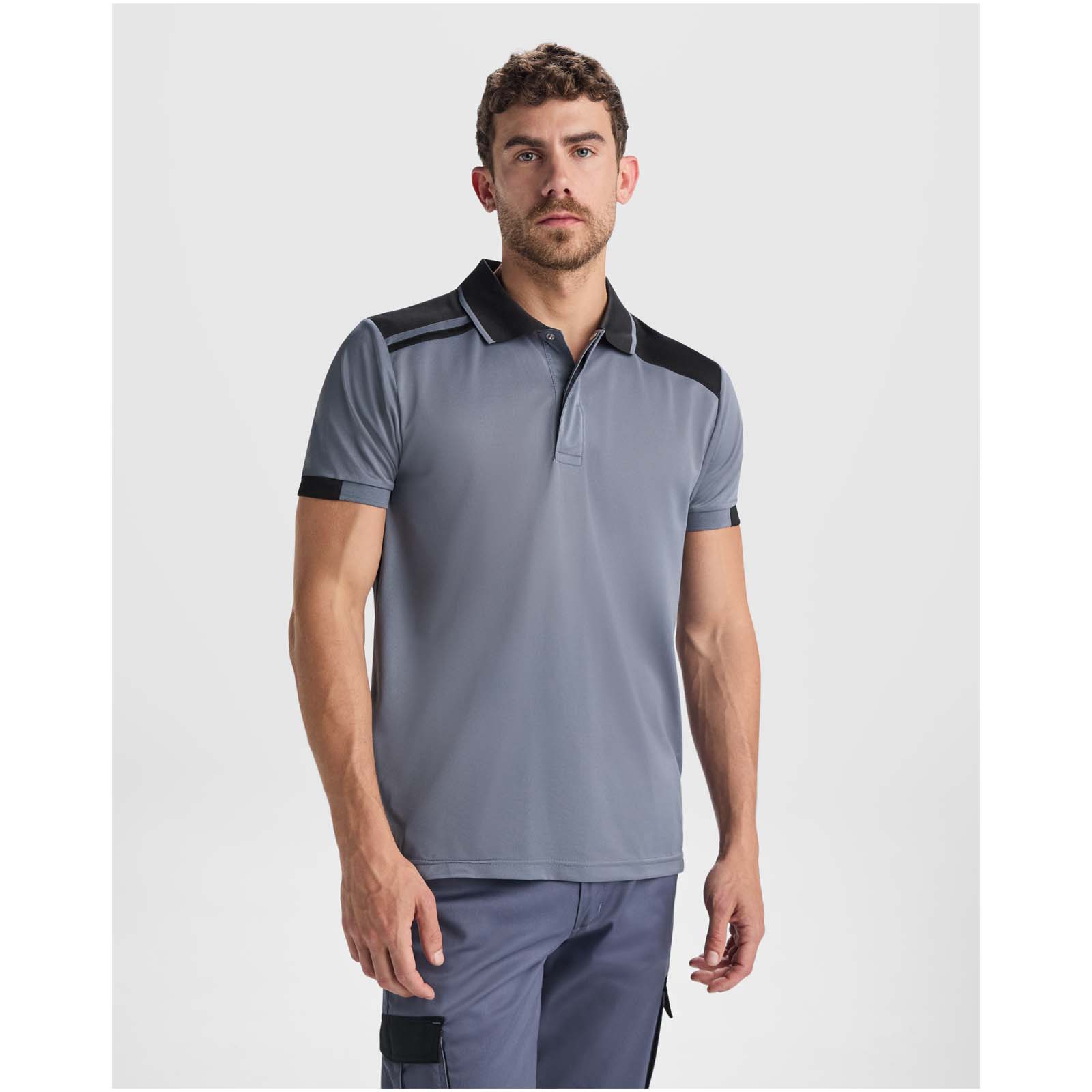 Roly WRK Polo unisexe antibactérien à manches courtes Samurai de 160 g/m2