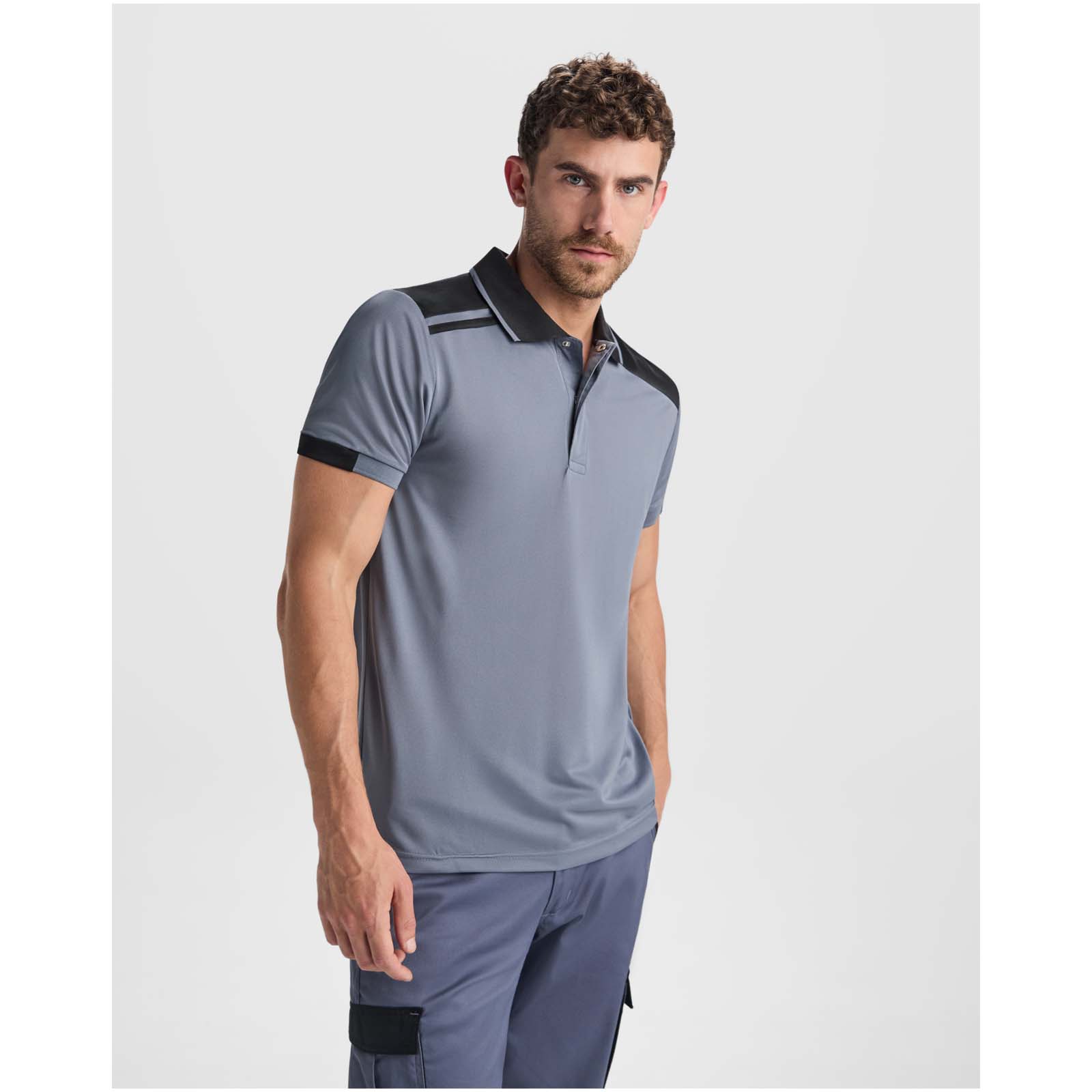 Roly WRK Polo unisexe antibactérien à manches courtes Samurai de 160 g/m2