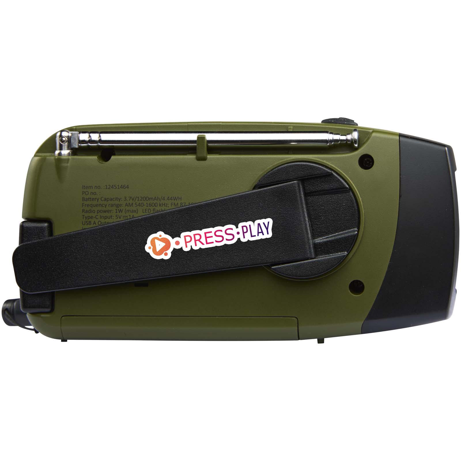 Radio d'urgence en plastique recyclé RCS Avior