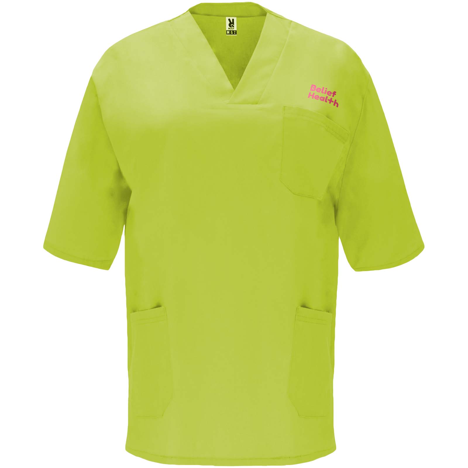 Roly WRK Haut de service unisexe à manches courtes Panacea de 160 g/m2