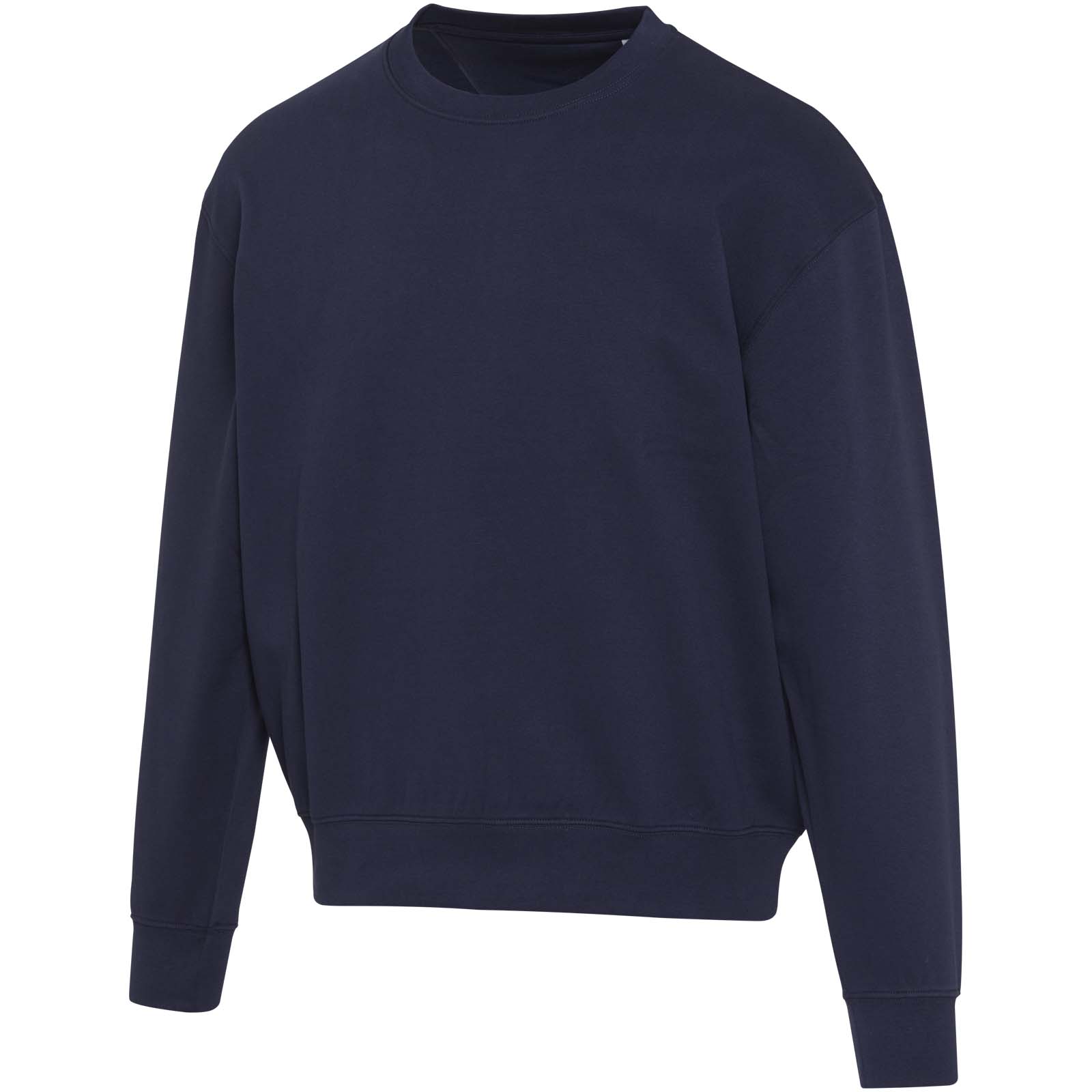 Elevate Pull unisexe OCS en coton bio oversize à col rond Boris de 280 g/m2
