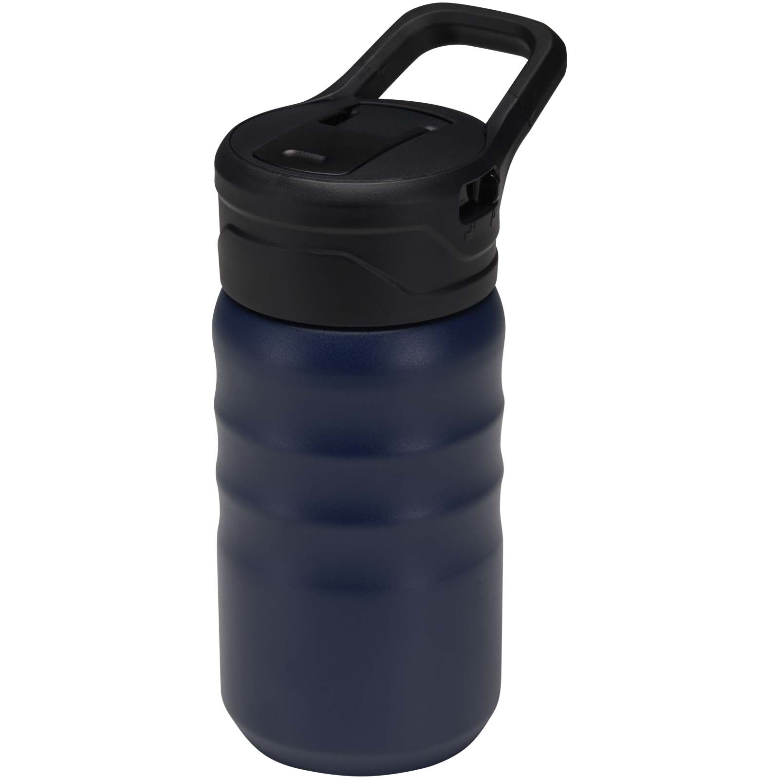 Gourde de sport Knox 350 ml en acier inoxydable à double paroi recyclé RCS avec paille rabattable