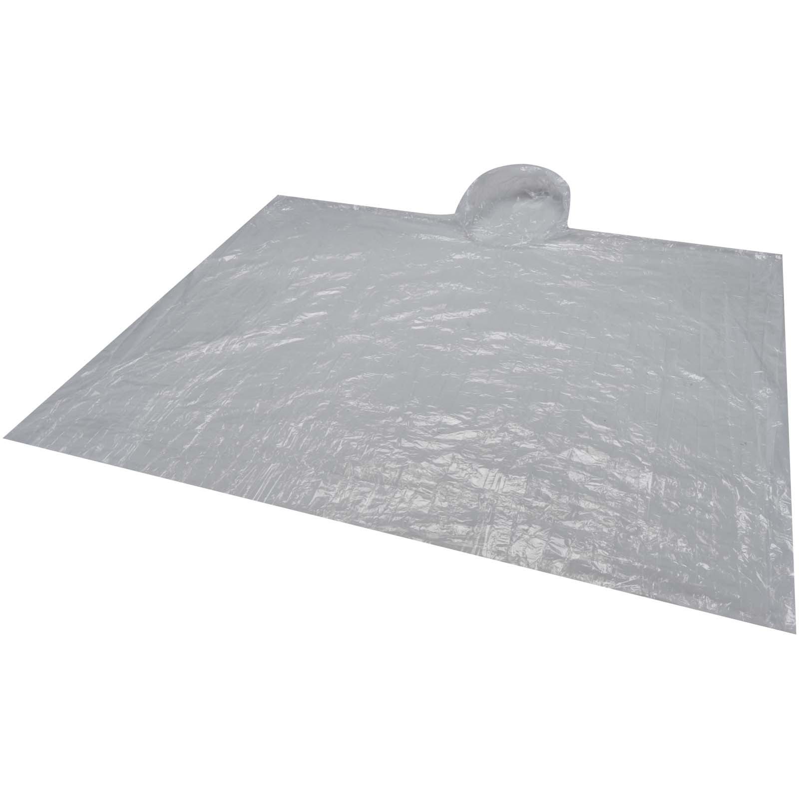Poncho anti-brouillard dans un étui rond en plastique avec mousqueton