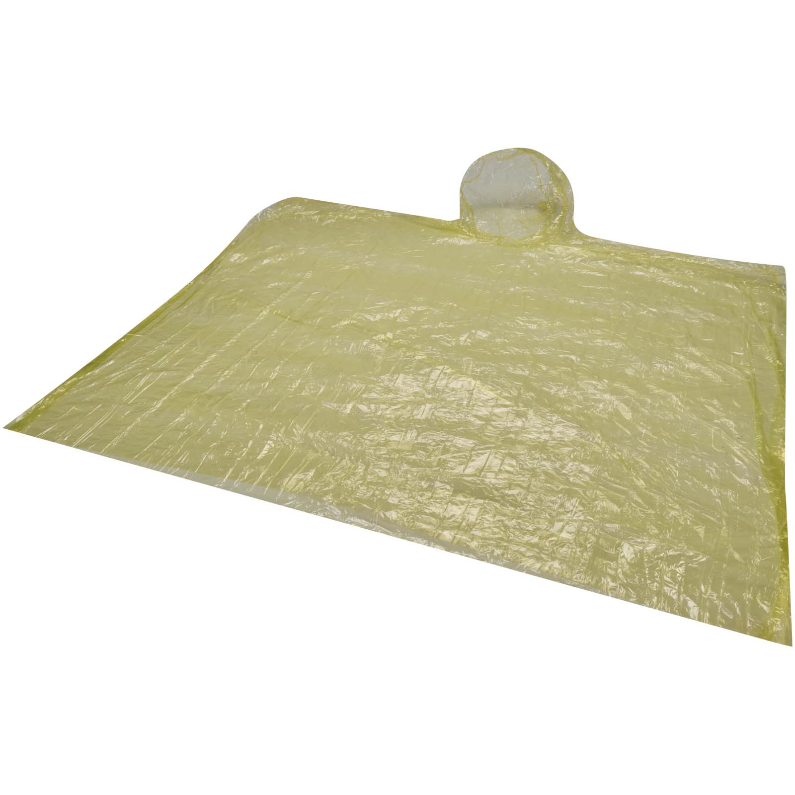 Poncho anti-brouillard dans un étui rond en plastique avec mousqueton