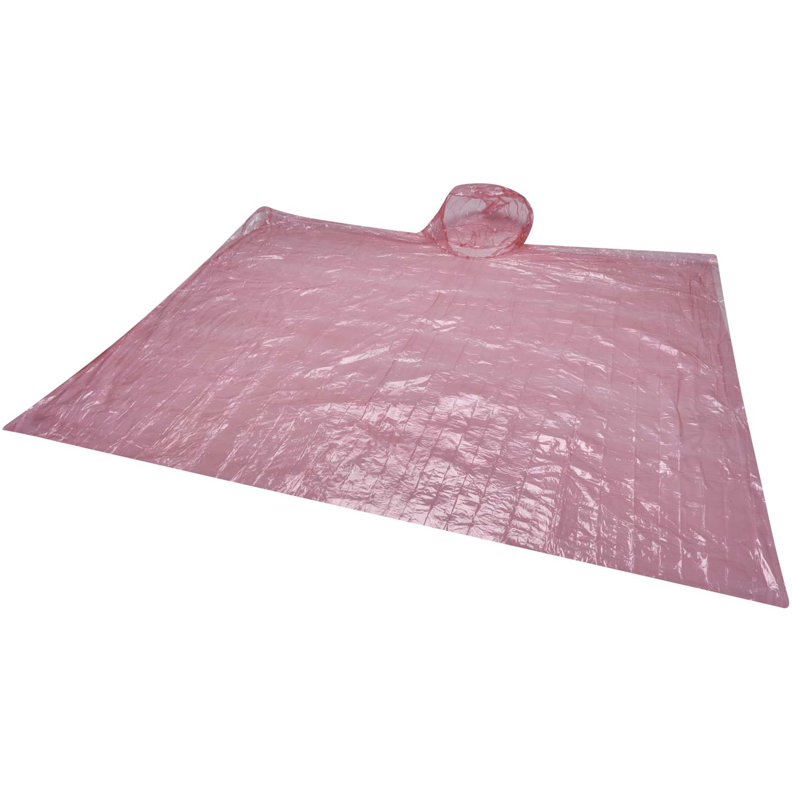 Poncho anti-brouillard dans un étui rond en plastique avec mousqueton