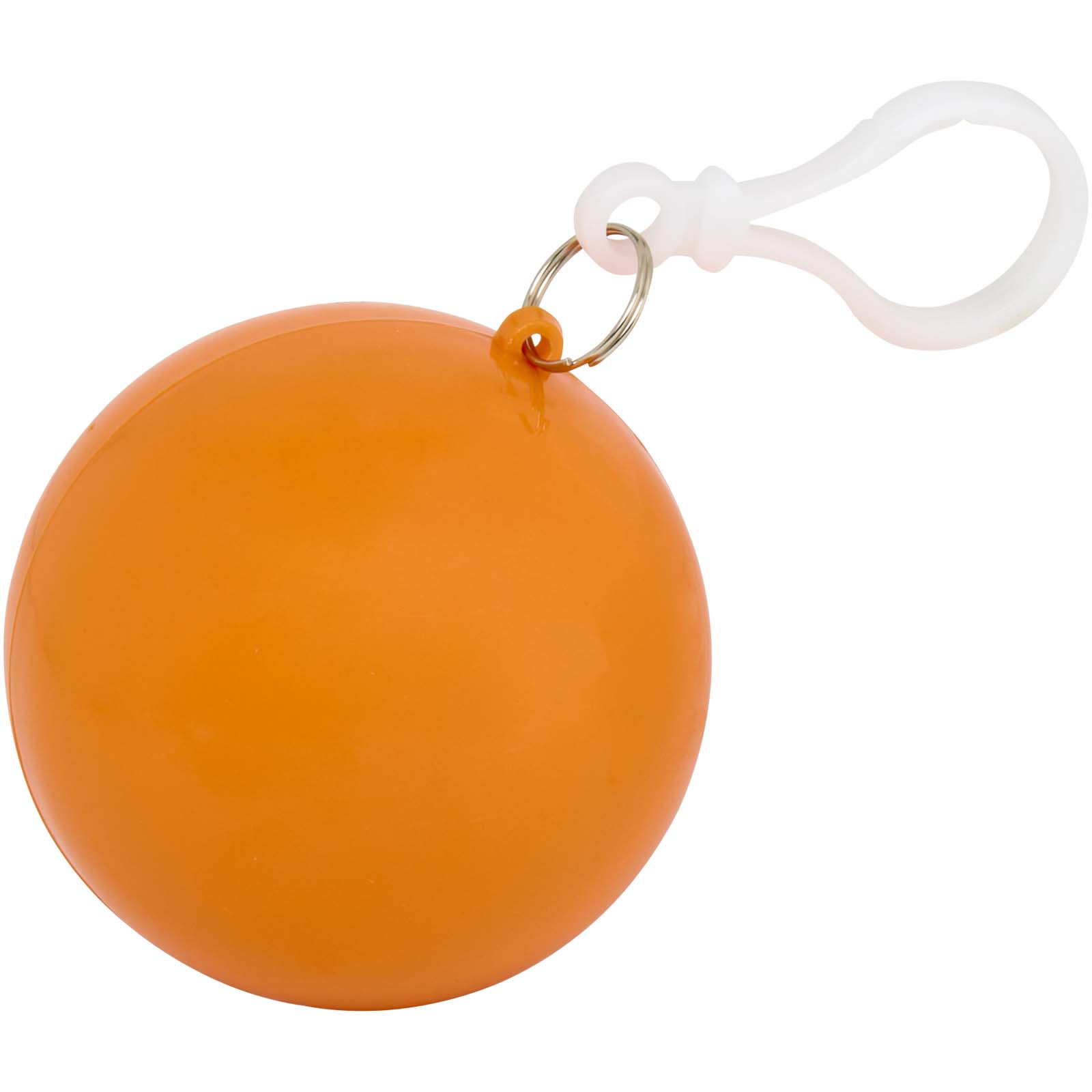 Poncho anti-brouillard dans un étui rond en plastique avec mousqueton