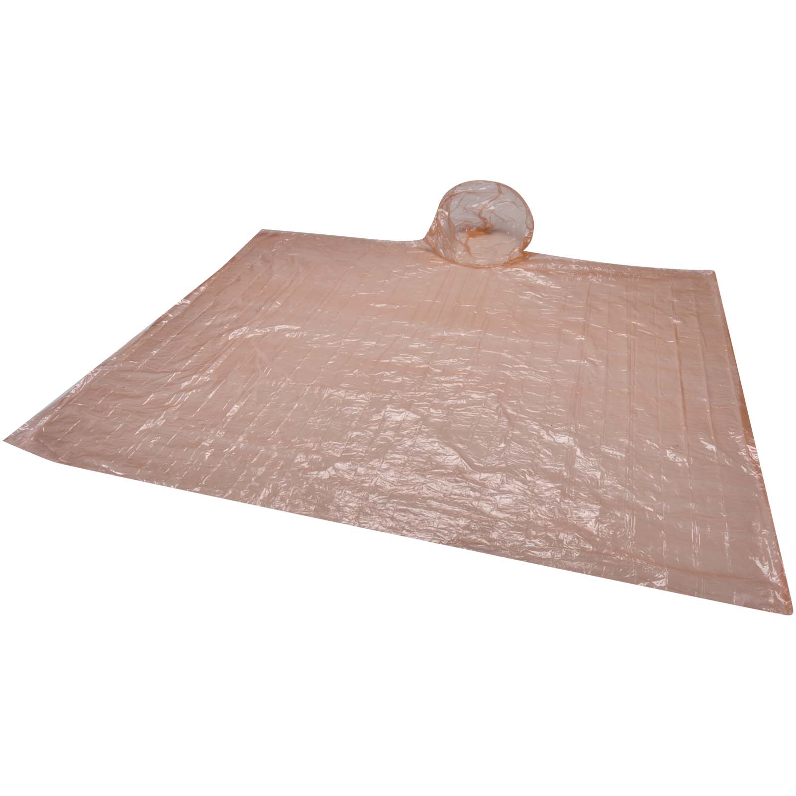 Poncho anti-brouillard dans un étui rond en plastique avec mousqueton
