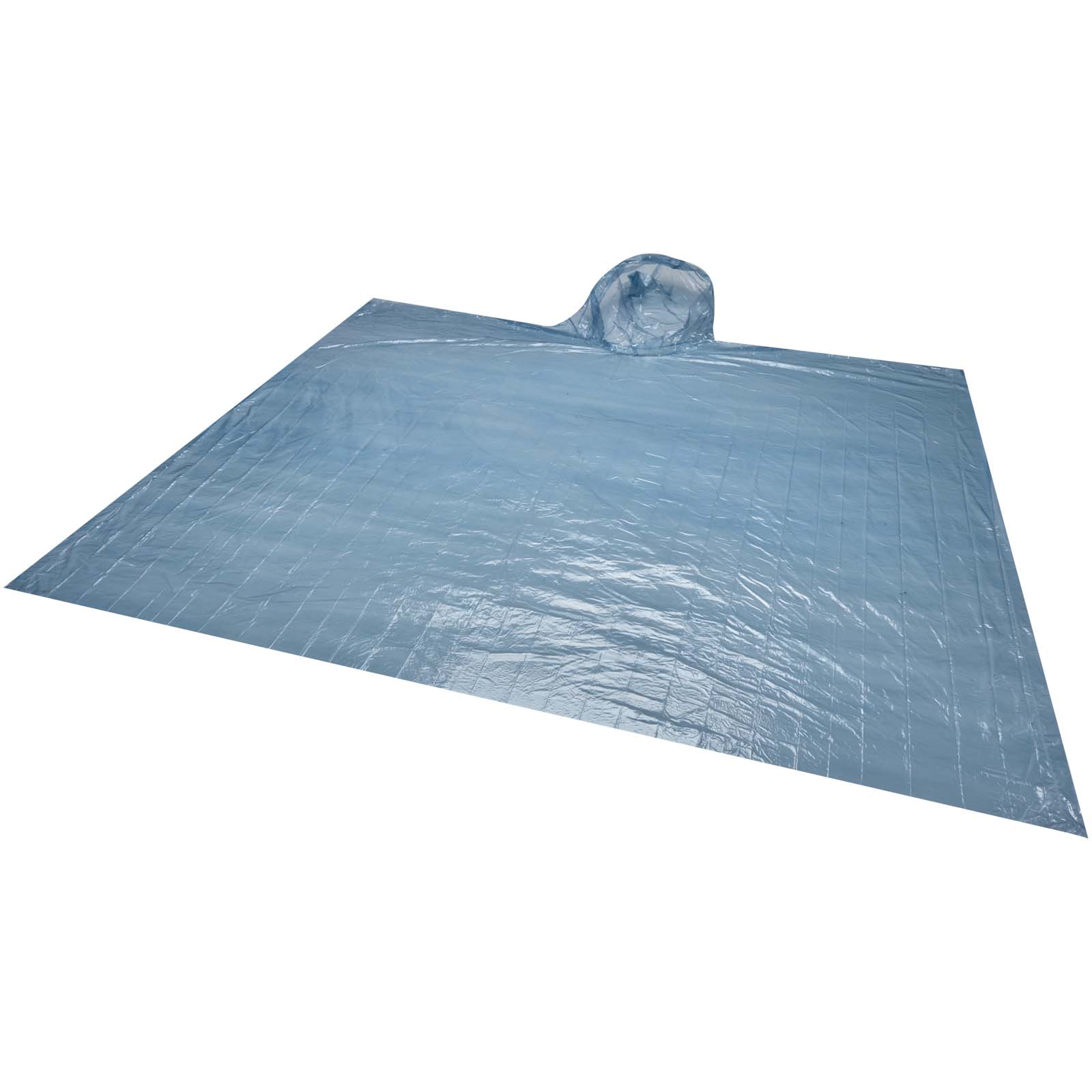 Poncho anti-brouillard dans un étui rond en plastique avec mousqueton