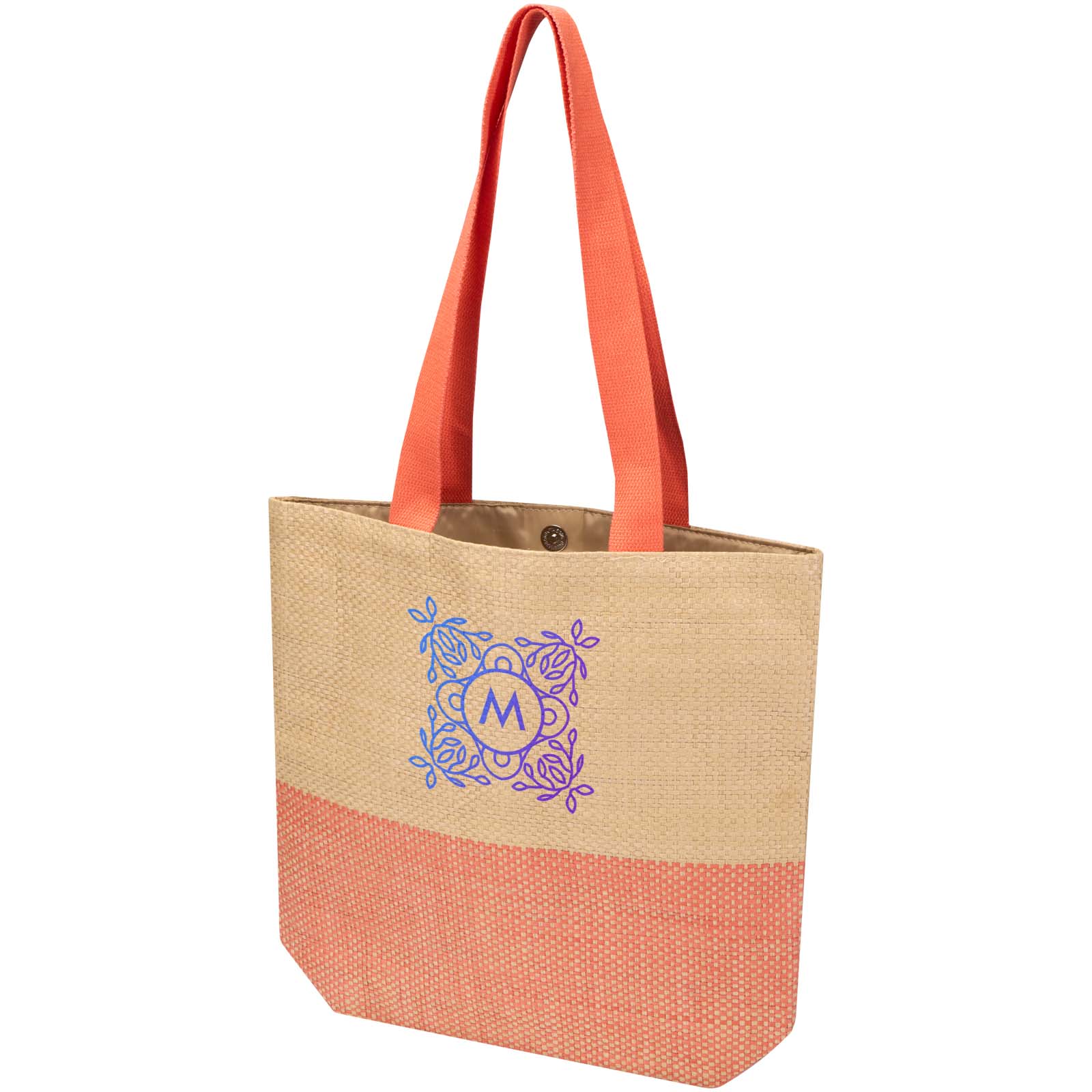 Sac fourre-tout en papier paille Rhythm, 10 L