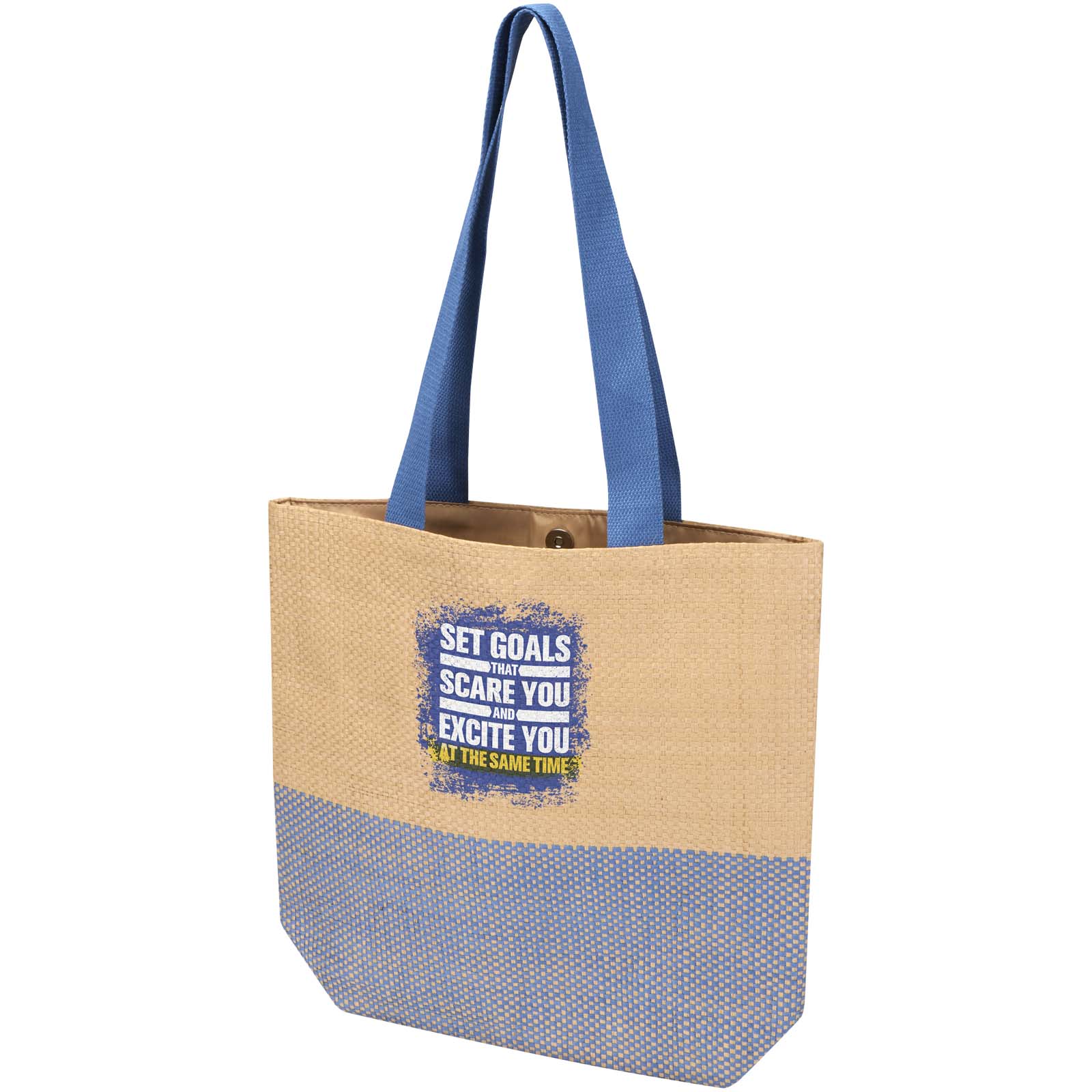Sac fourre-tout en papier paille Rhythm, 10 L