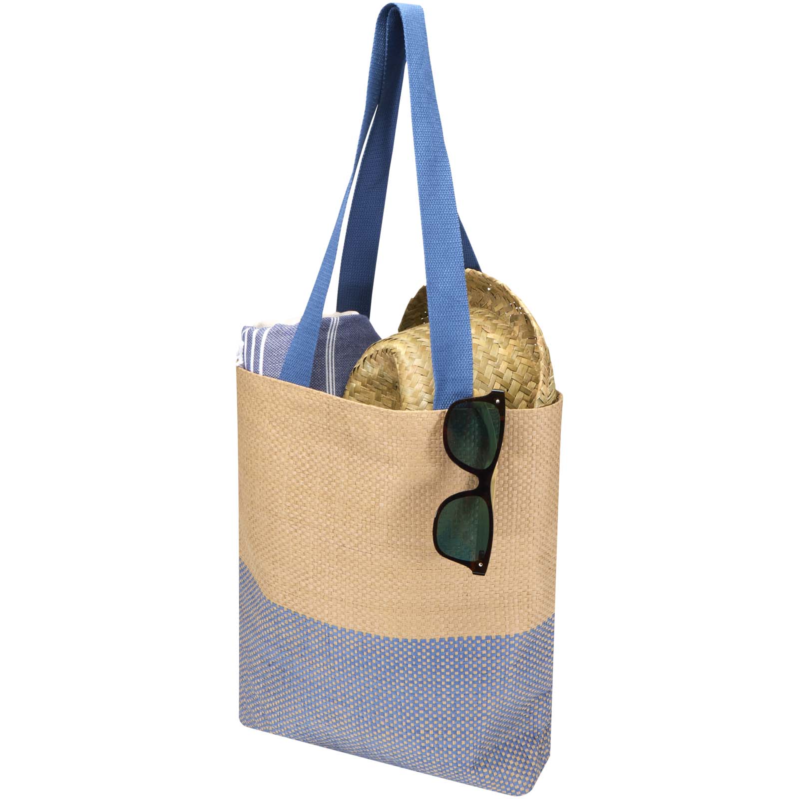 Sac fourre-tout en papier paille Rhythm, 10 L