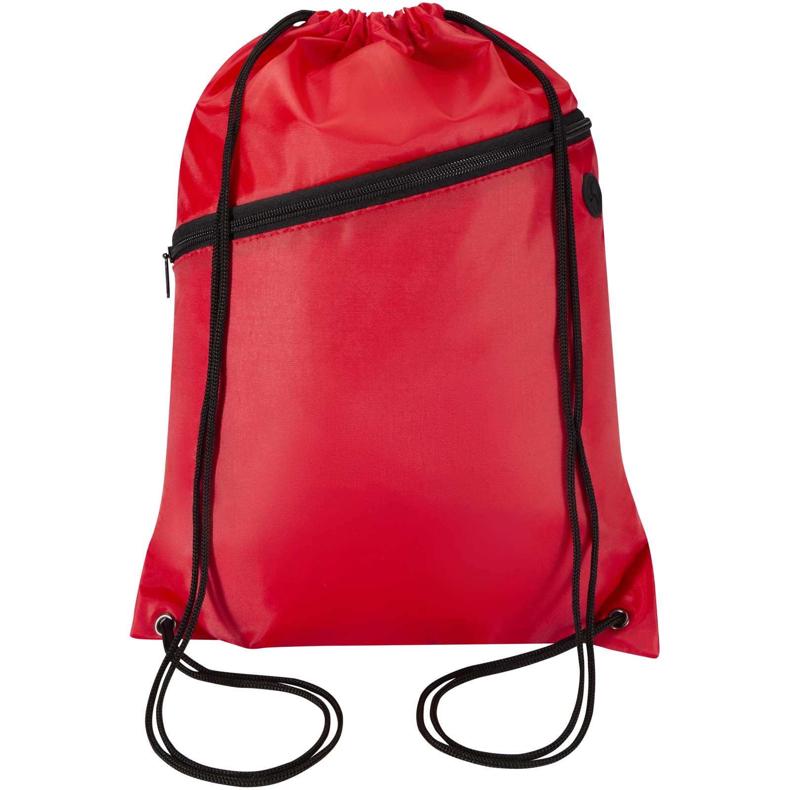 Sac à cordon Oriole en RPET avec poche avant zippée, 5 L