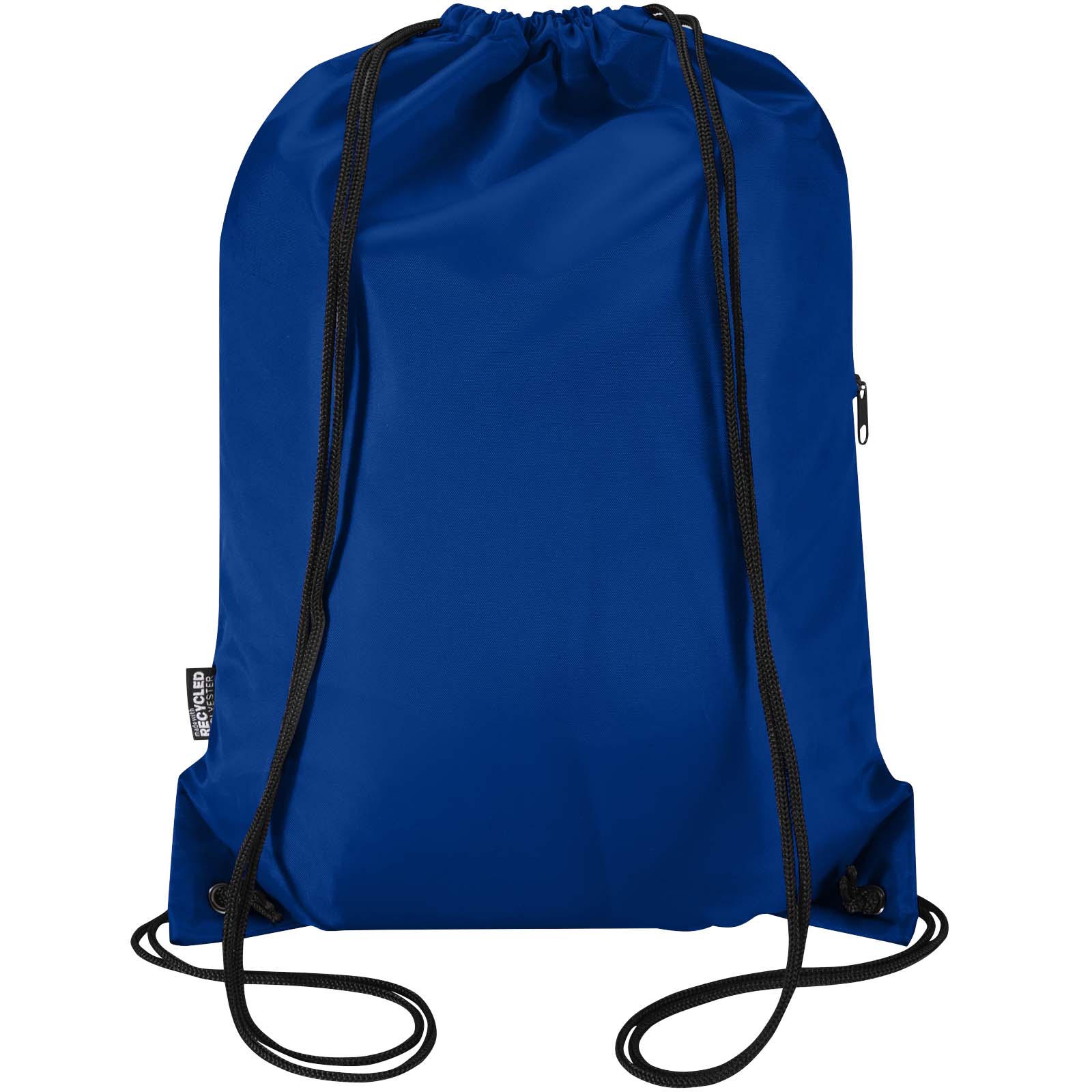 Sac à cordon Oriole en RPET avec poche avant zippée, 5 L