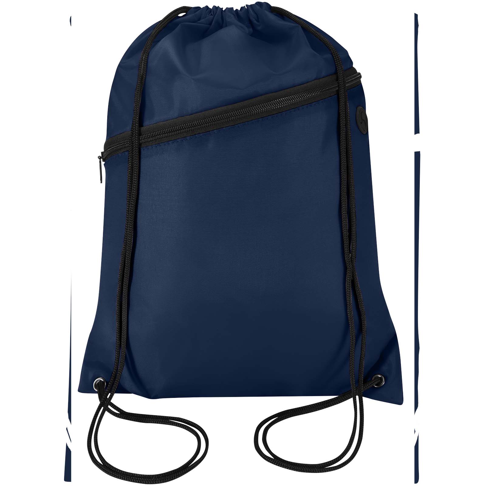 Sac à cordon Oriole en RPET avec poche avant zippée, 5 L