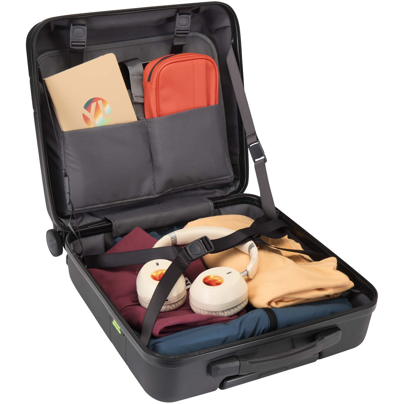 Valise à roulette pour ordinateur portable Rover 16 pouces GRS en matériau recyclé, 30 litres