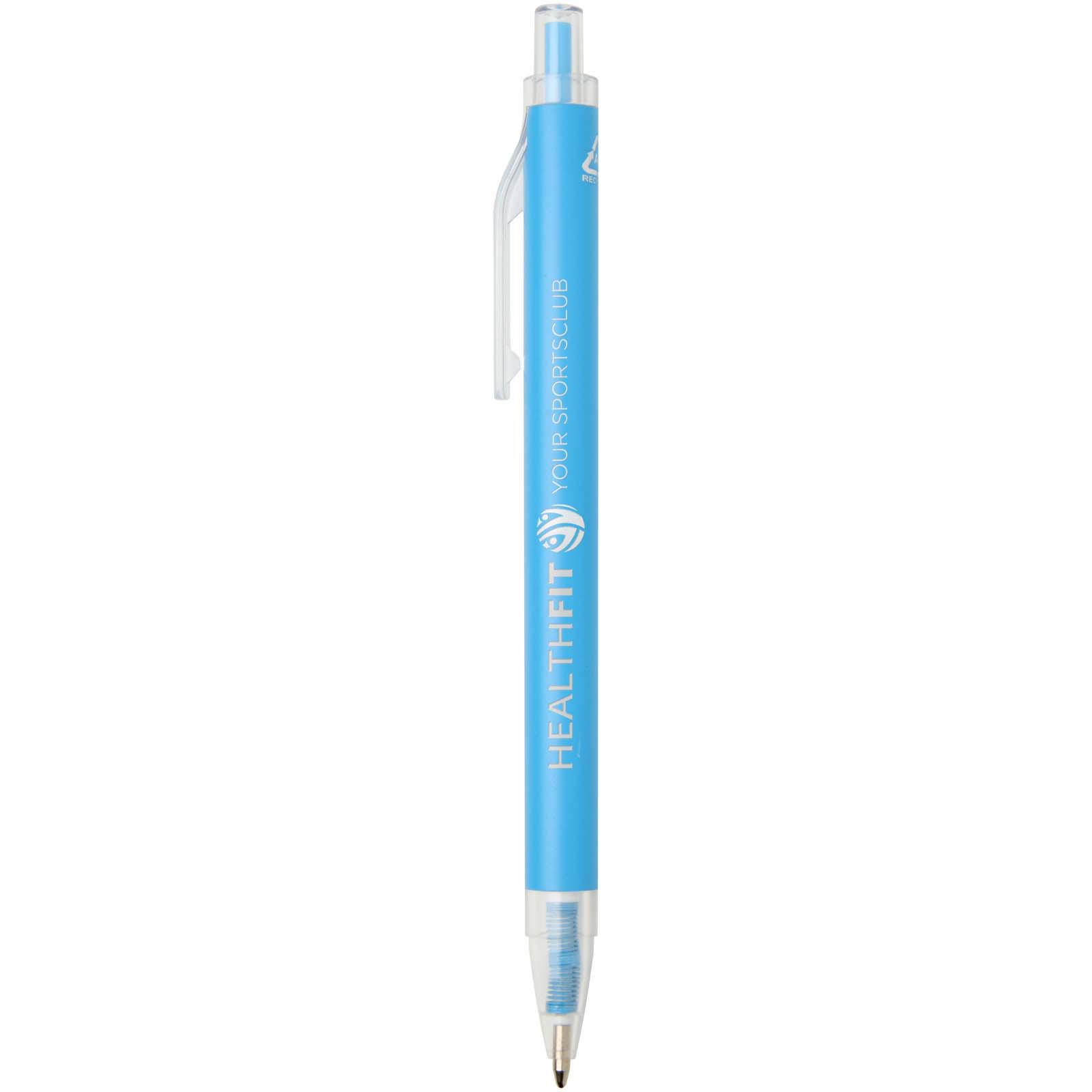Stylo à bille Spectrum en aluminium recyclé (encre bleue)
