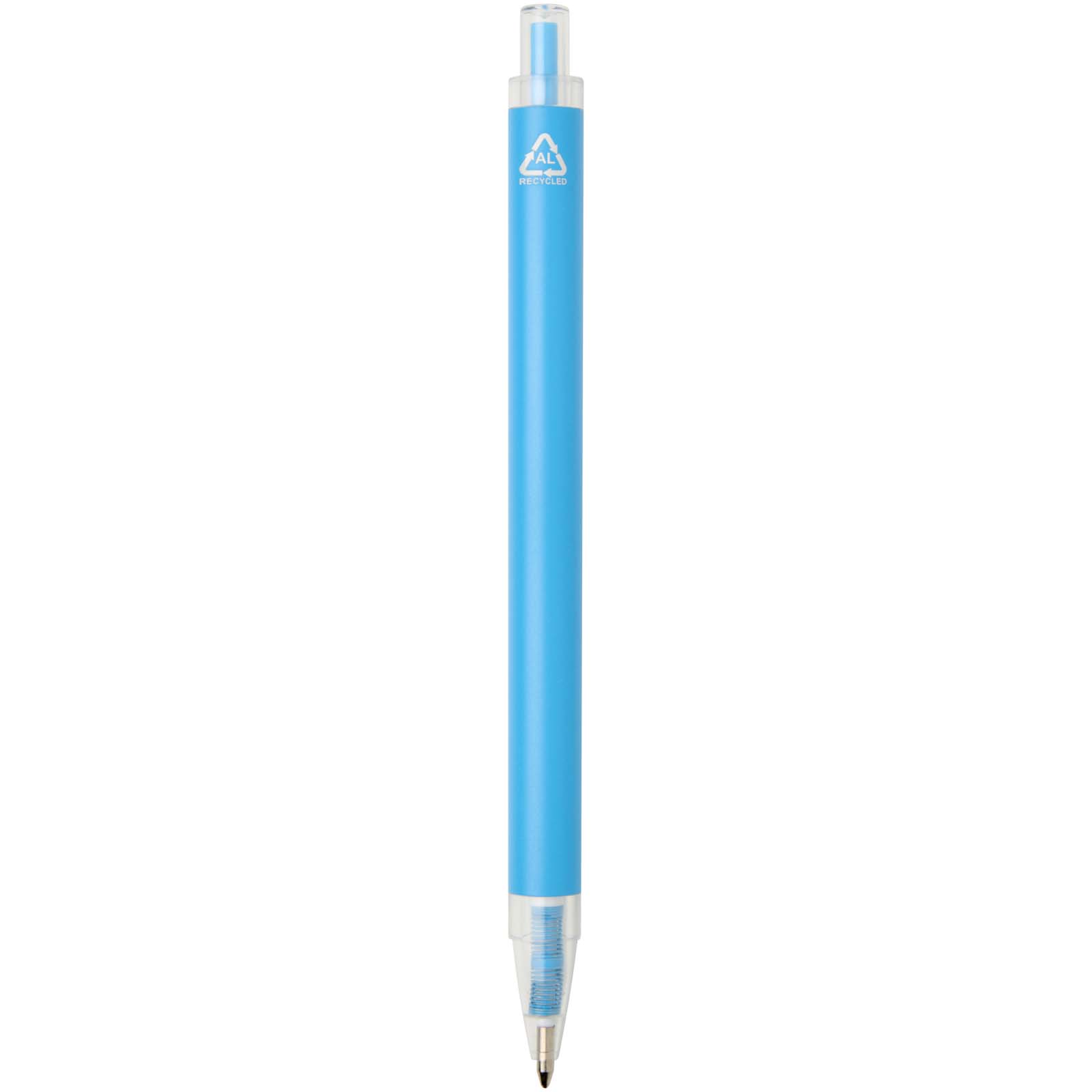 Stylo à bille Spectrum en aluminium recyclé (encre bleue)