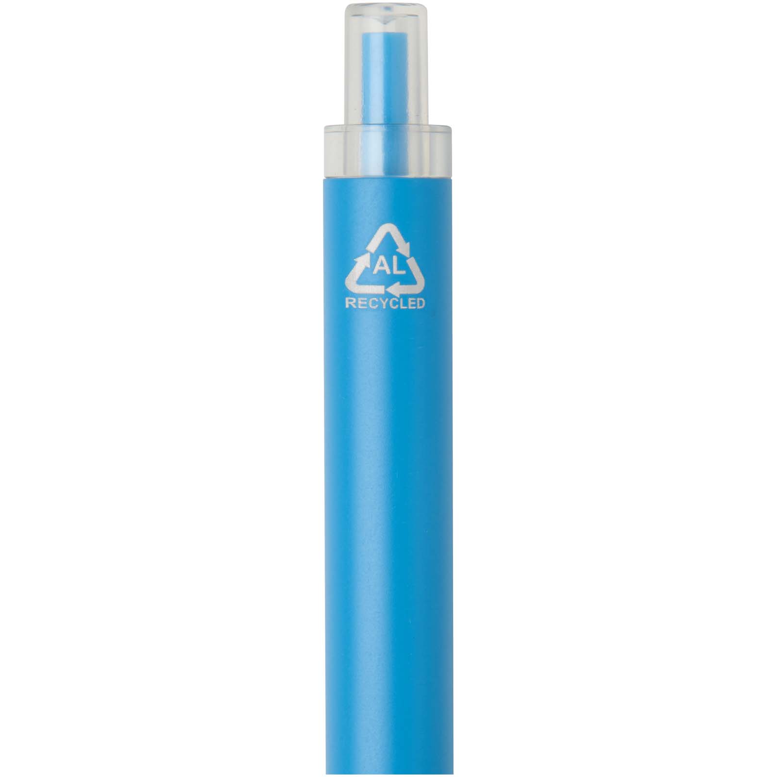 Stylo à bille Spectrum en aluminium recyclé (encre bleue)