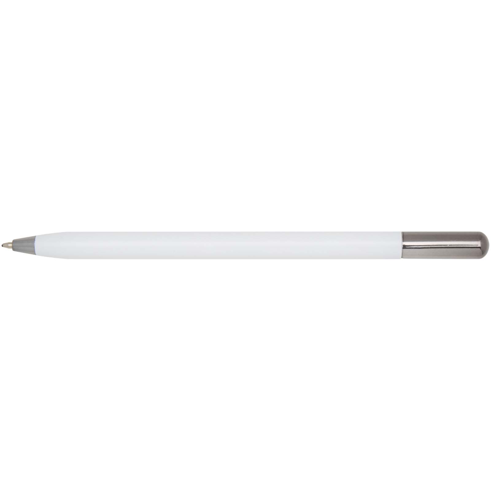 Stylo à bille à mécanisme rotatif SMART en aluminium recyclé (encre noire)