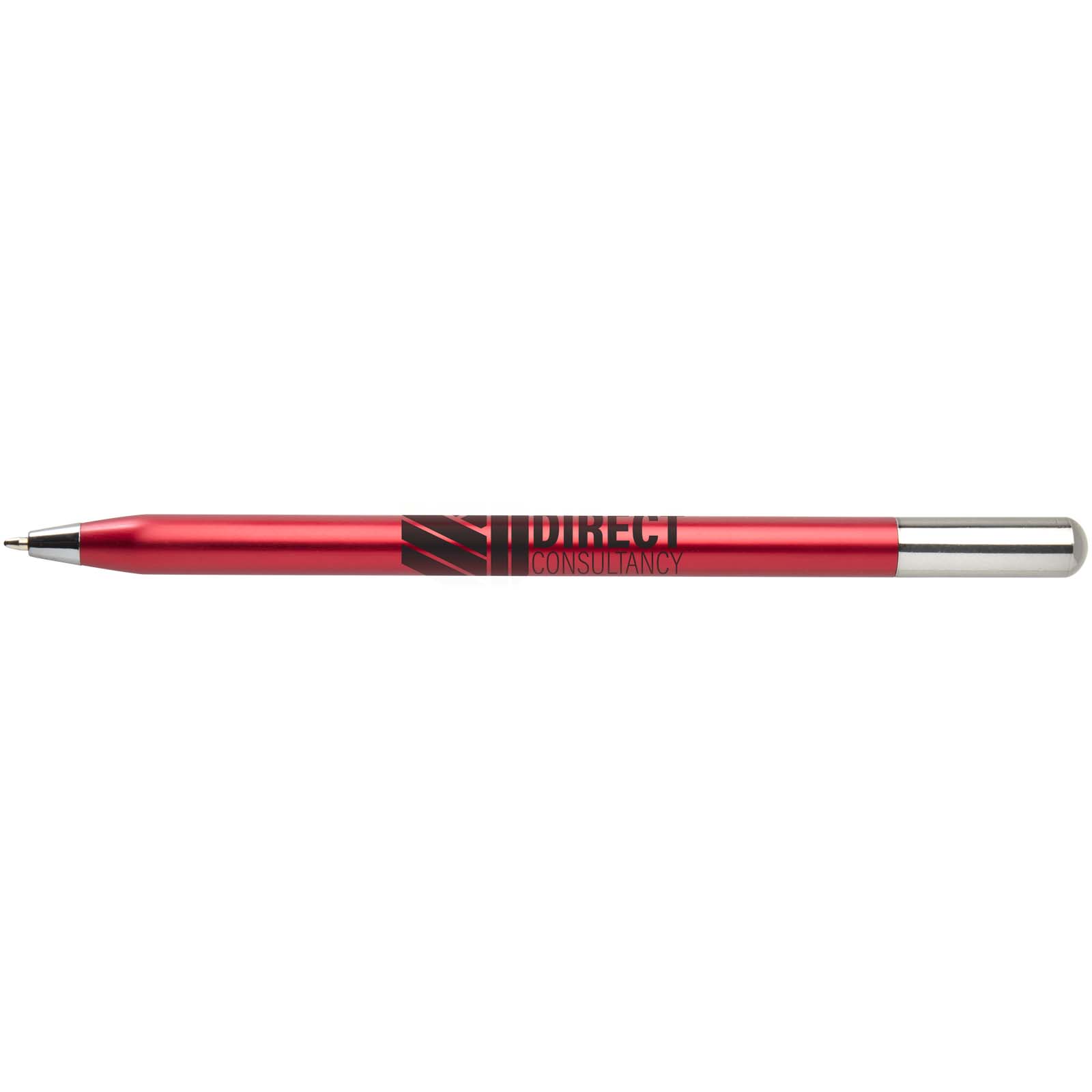Stylo à bille à mécanisme rotatif SMART en aluminium recyclé (encre noire)