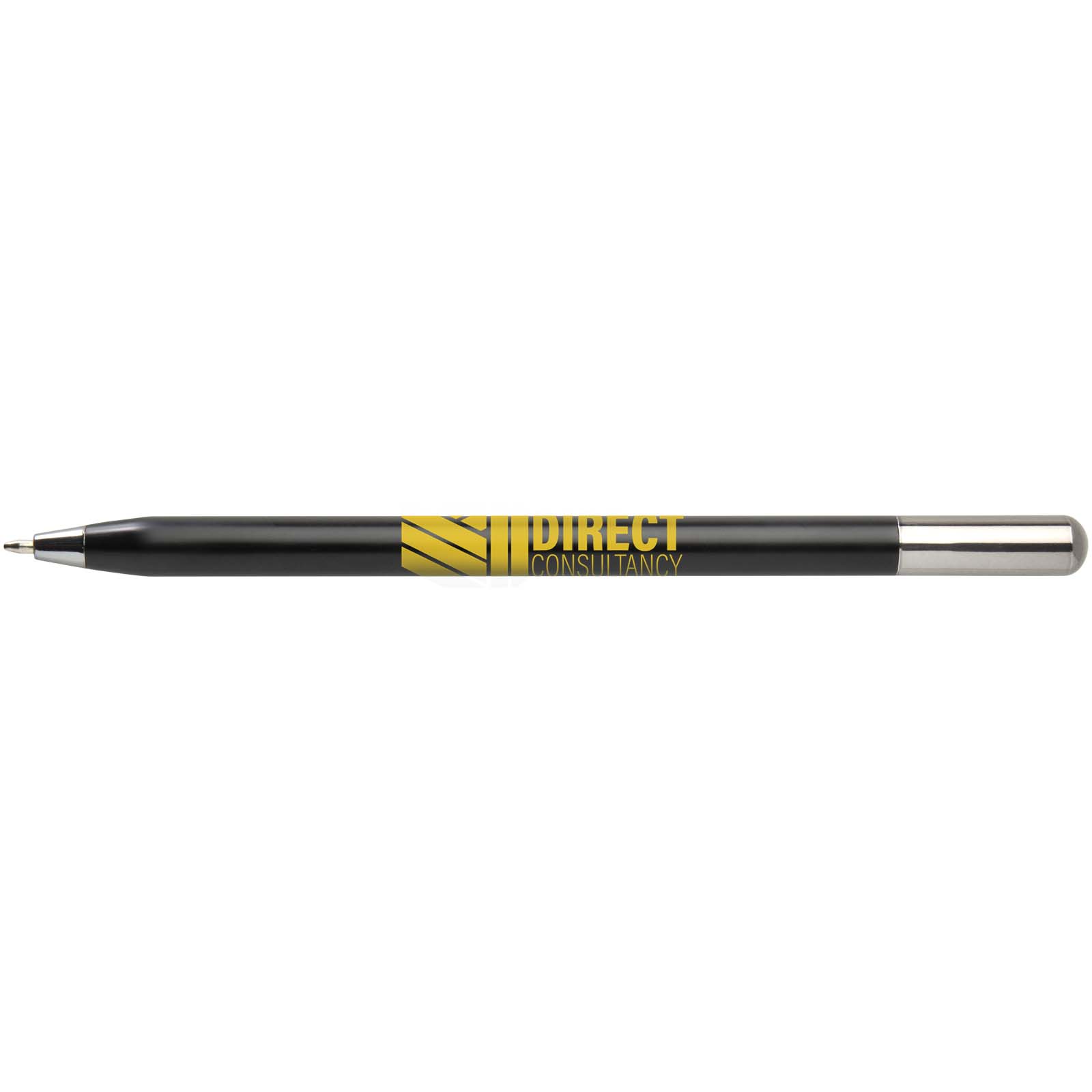 Stylo à bille à mécanisme rotatif SMART en aluminium recyclé (encre noire)