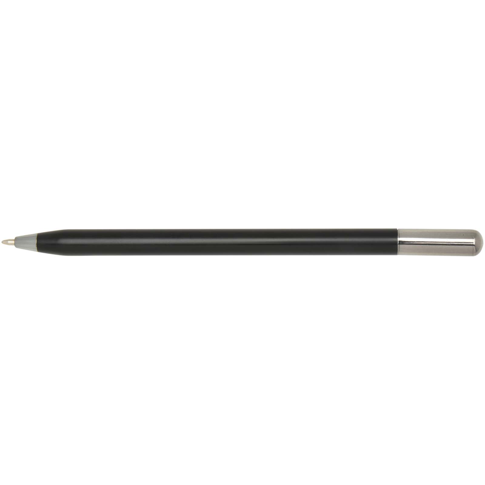 Stylo à bille à mécanisme rotatif SMART en aluminium recyclé (encre noire)
