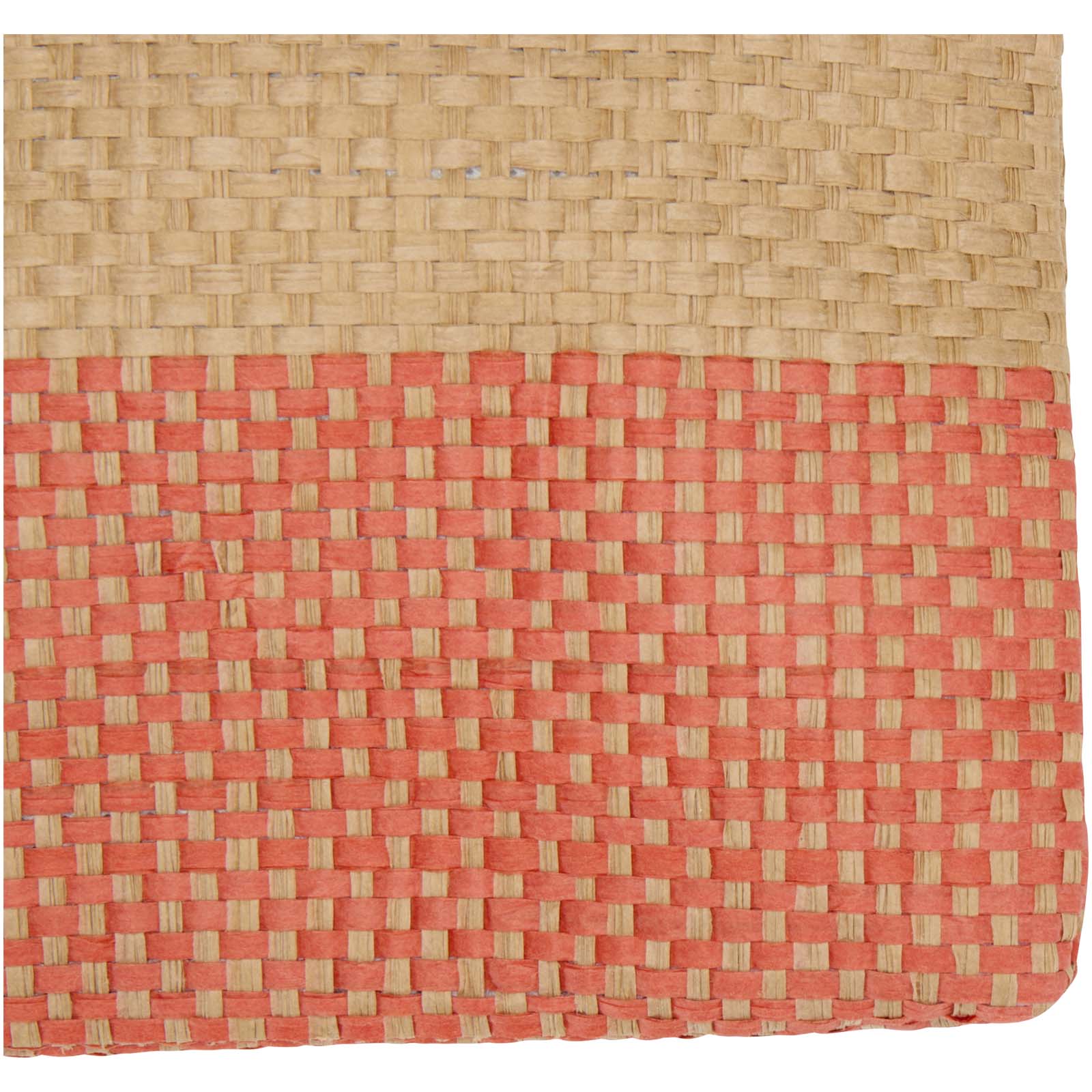 Pochette en papier paille Rhythm avec fermeture à glissière, 3 L