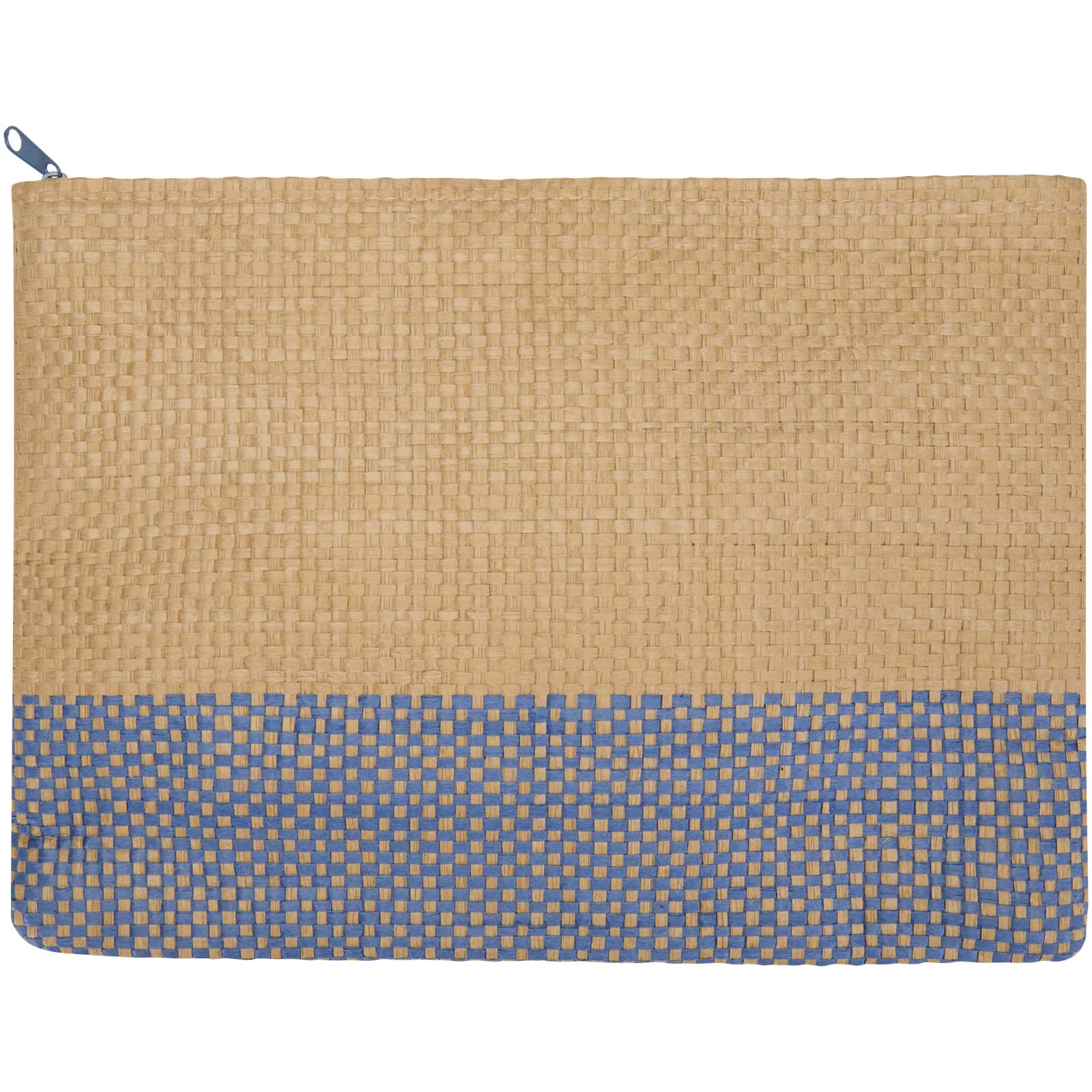 Pochette en papier paille Rhythm avec fermeture à glissière, 3 L