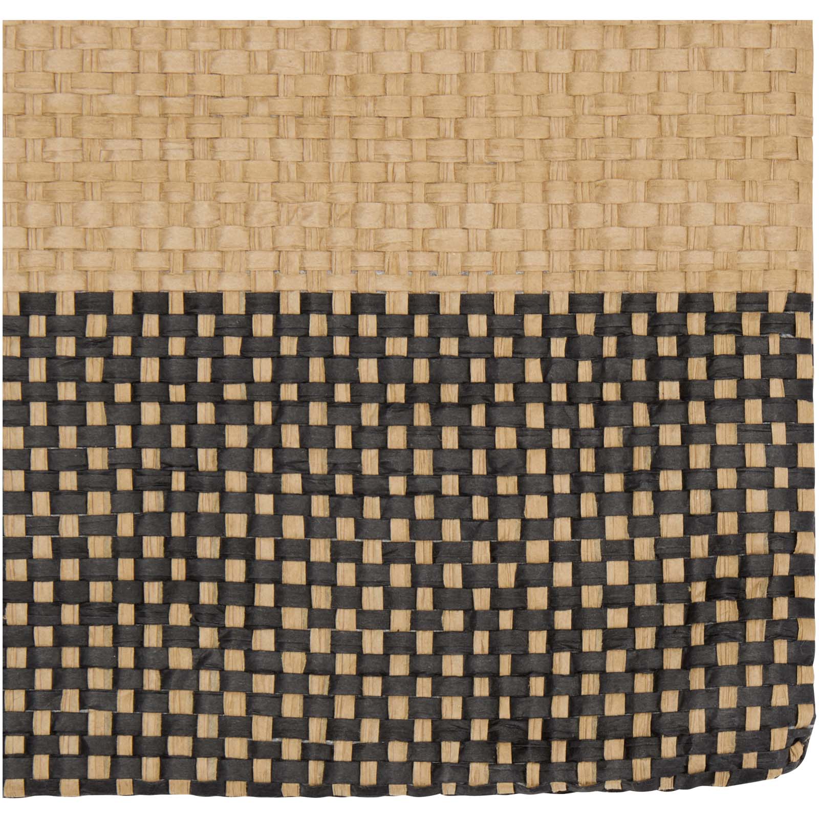 Pochette en papier paille Rhythm avec fermeture à glissière, 3 L