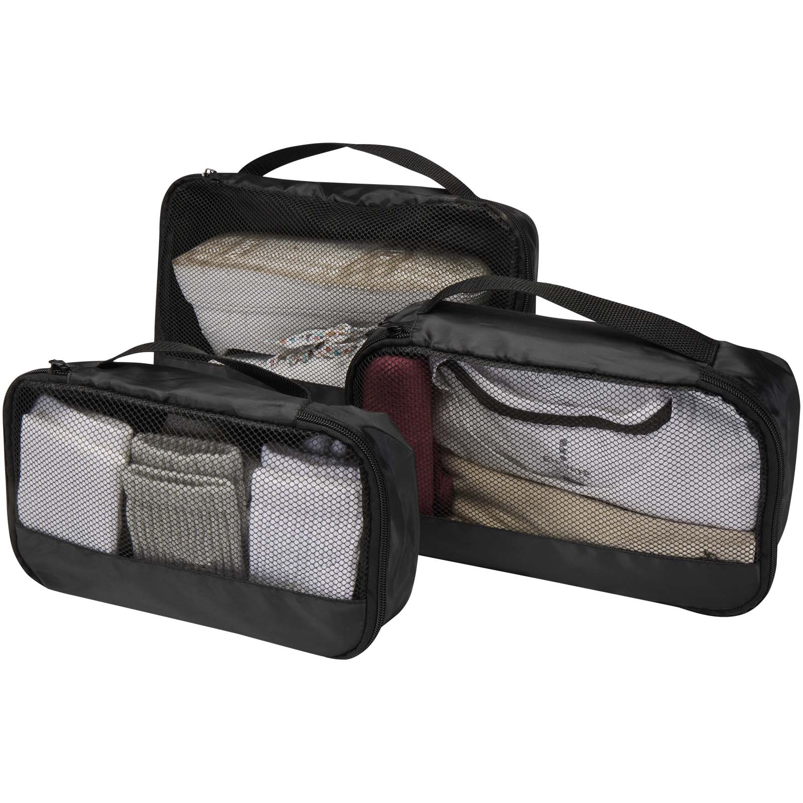 Cubes de rangement recyclés Jet GRS - lot de 3