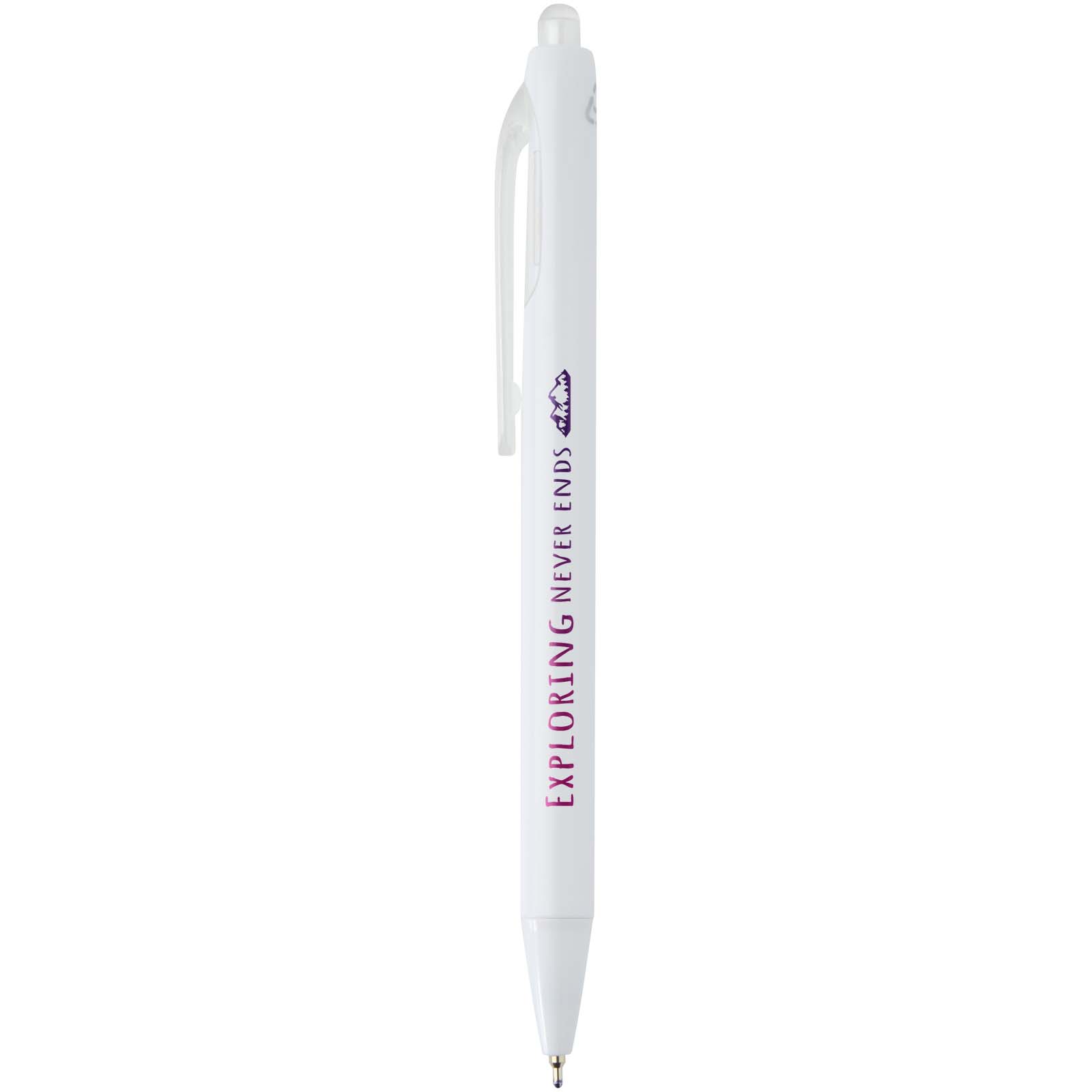 Stylo bille Glen avec double injection recyclé RCS (encre bleue)