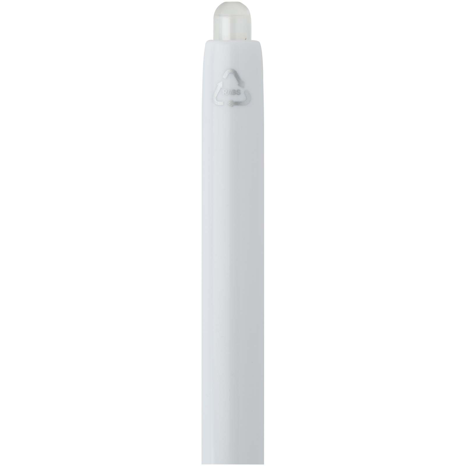 Stylo bille Glen avec double injection recyclé RCS (encre bleue)
