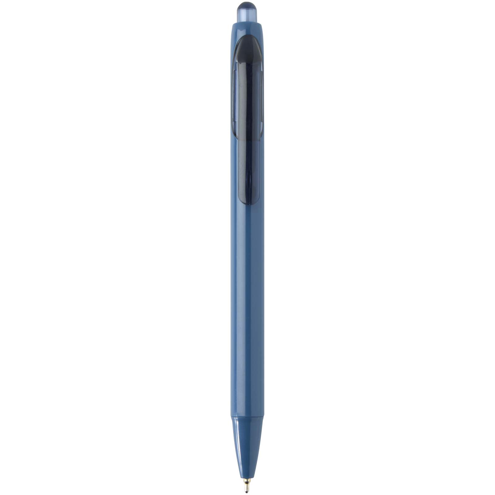 Stylo bille Glen avec double injection recyclé RCS (encre bleue)