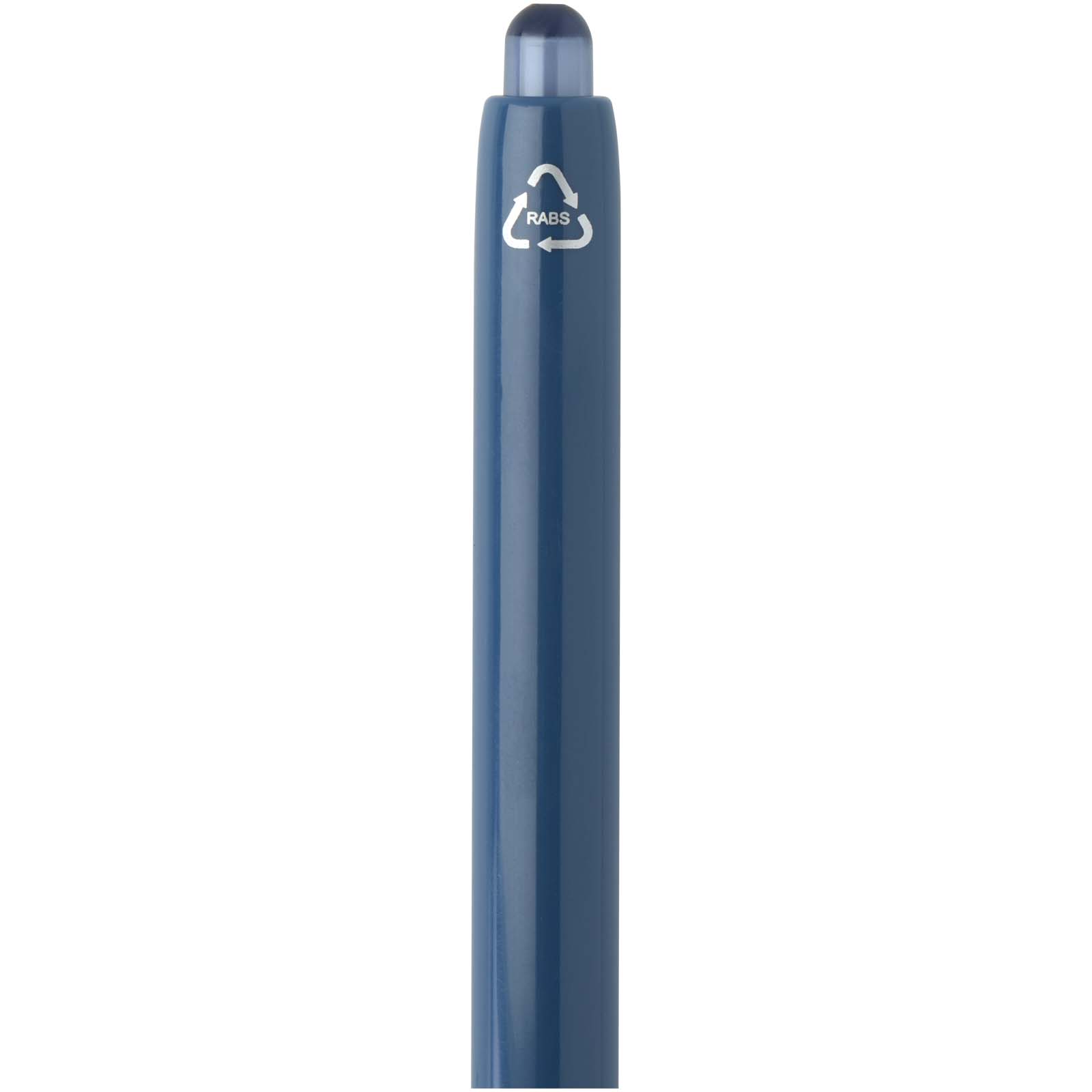 Stylo bille Glen avec double injection recyclé RCS (encre bleue)