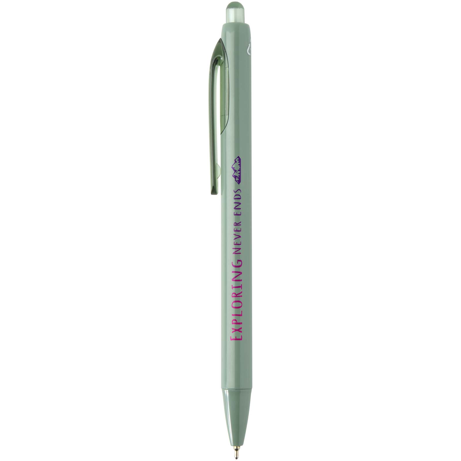 Stylo bille Glen avec double injection recyclé RCS (encre bleue)