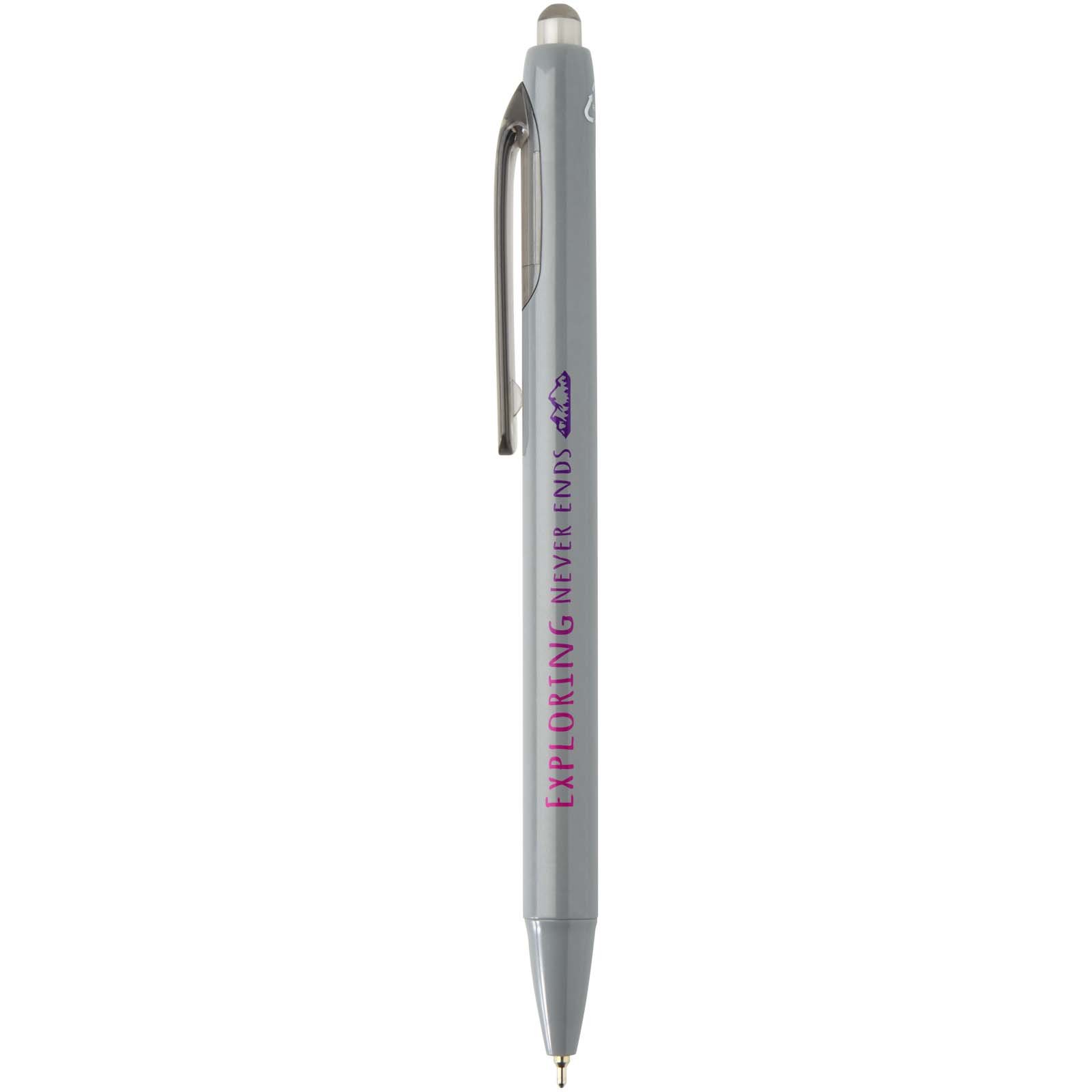 Stylo bille Glen avec double injection recyclé RCS (encre bleue)