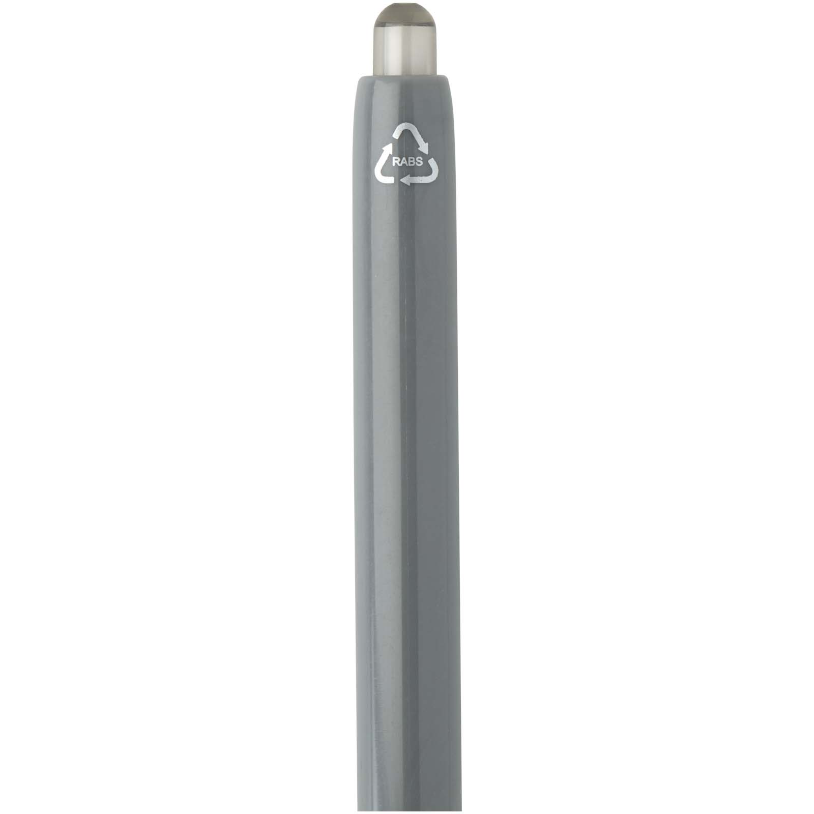 Stylo bille Glen avec double injection recyclé RCS (encre bleue)